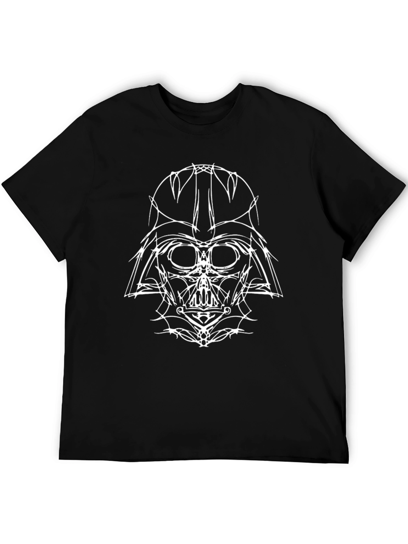 Darth Vader Abstract Graphic Black T-Shirt