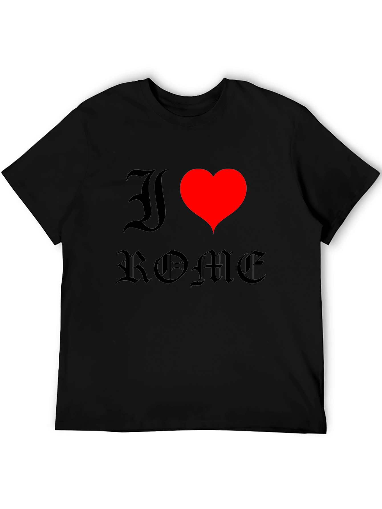 I Heart Rome Black T-Shirt