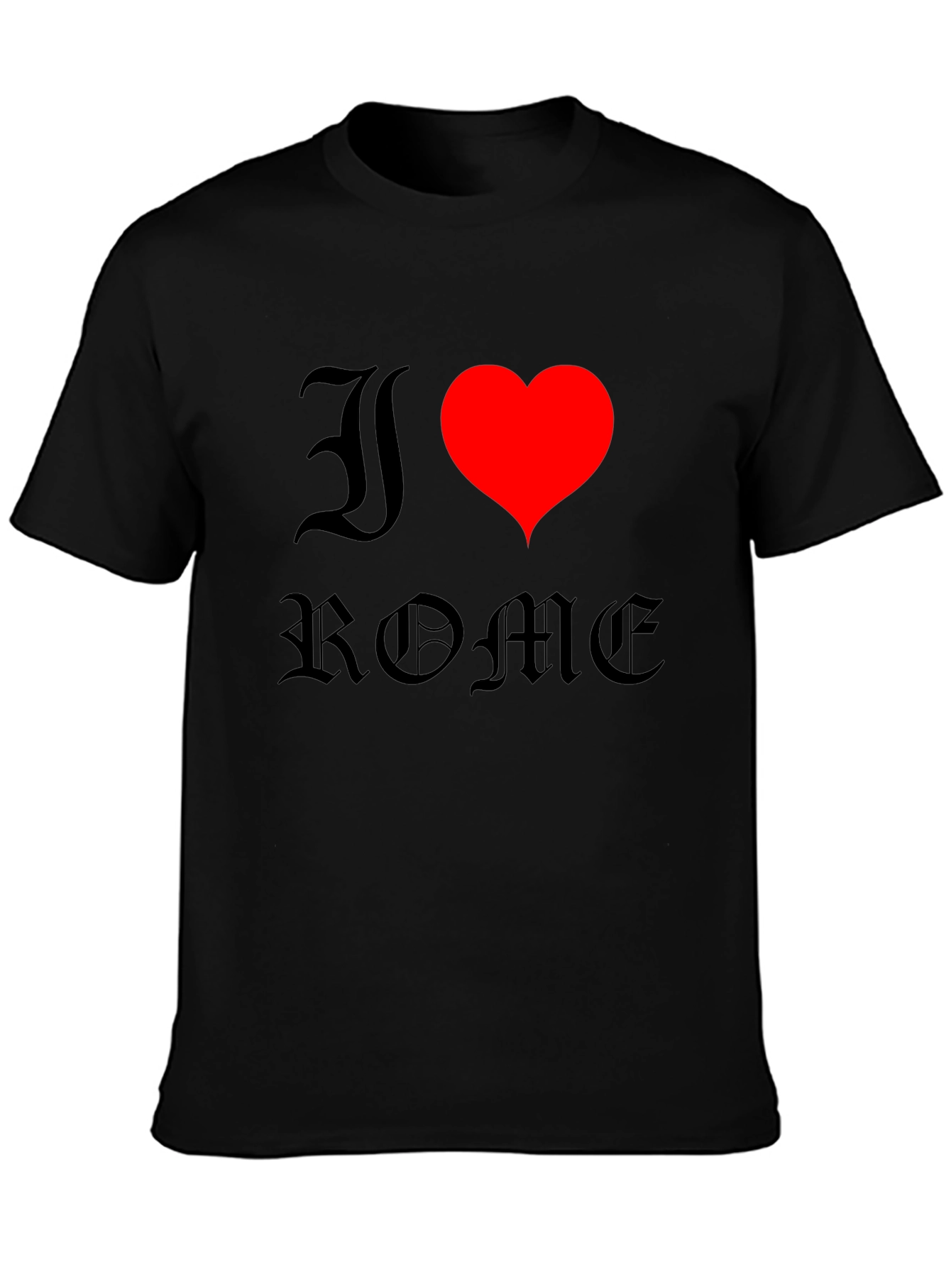 I Heart Rome Black T-Shirt