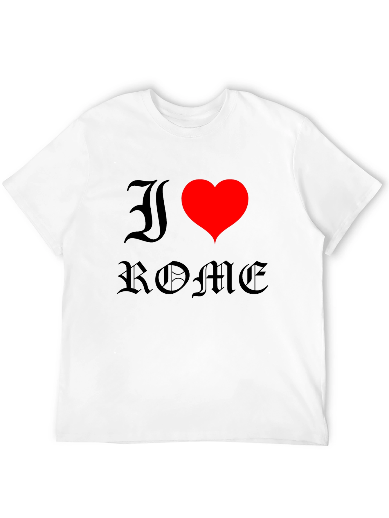 I Heart Rome Black T-Shirt