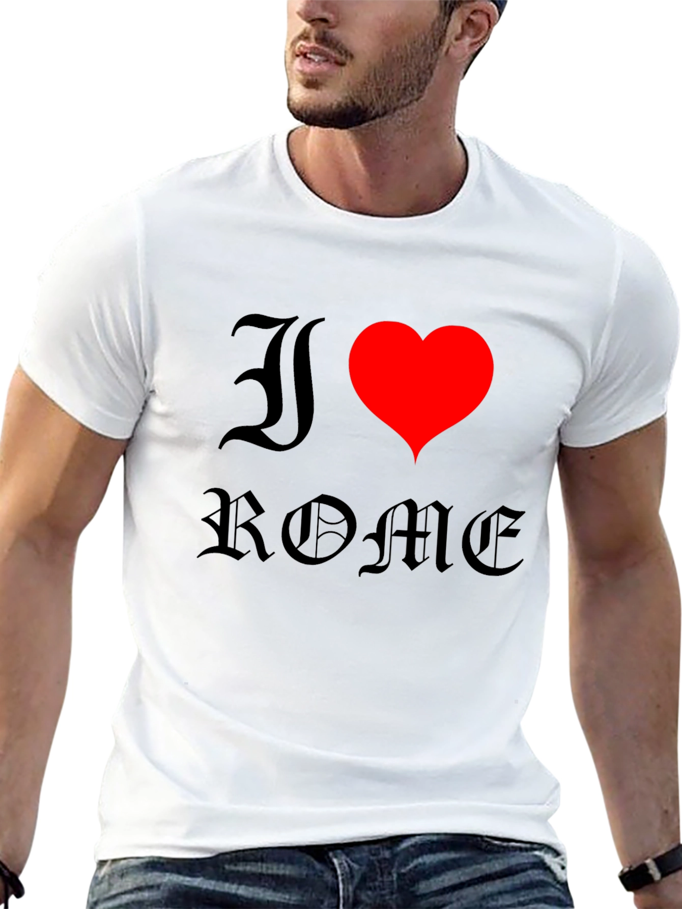 I Heart Rome Black T-Shirt