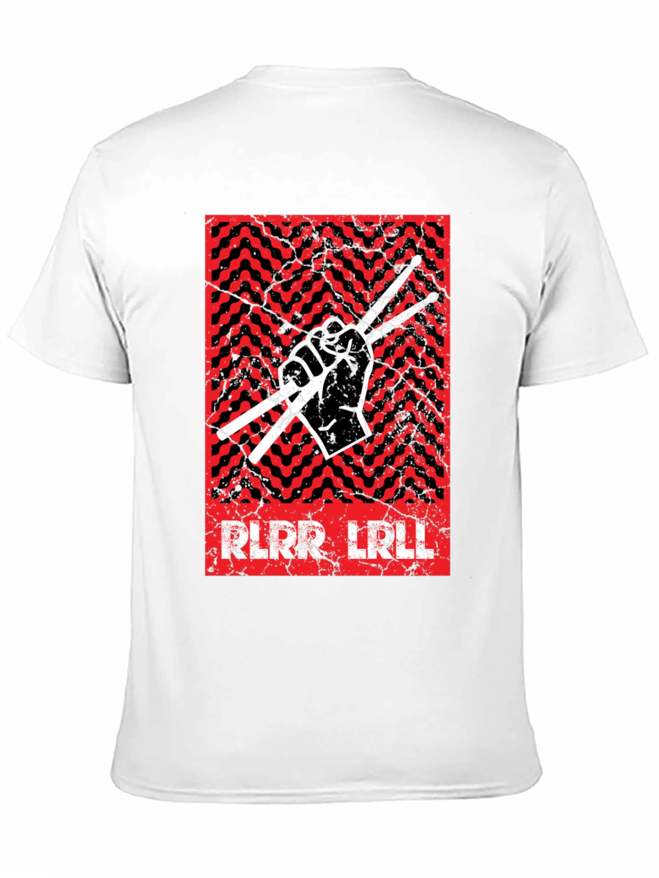 Drummer Graphic Tee - Rock & Roll Hand