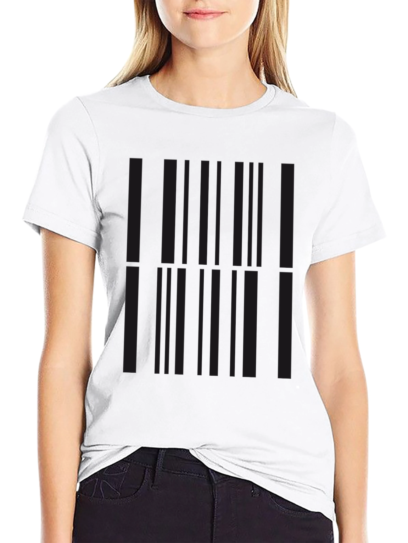Solid Black Casual Tee - Everyday Comfort
