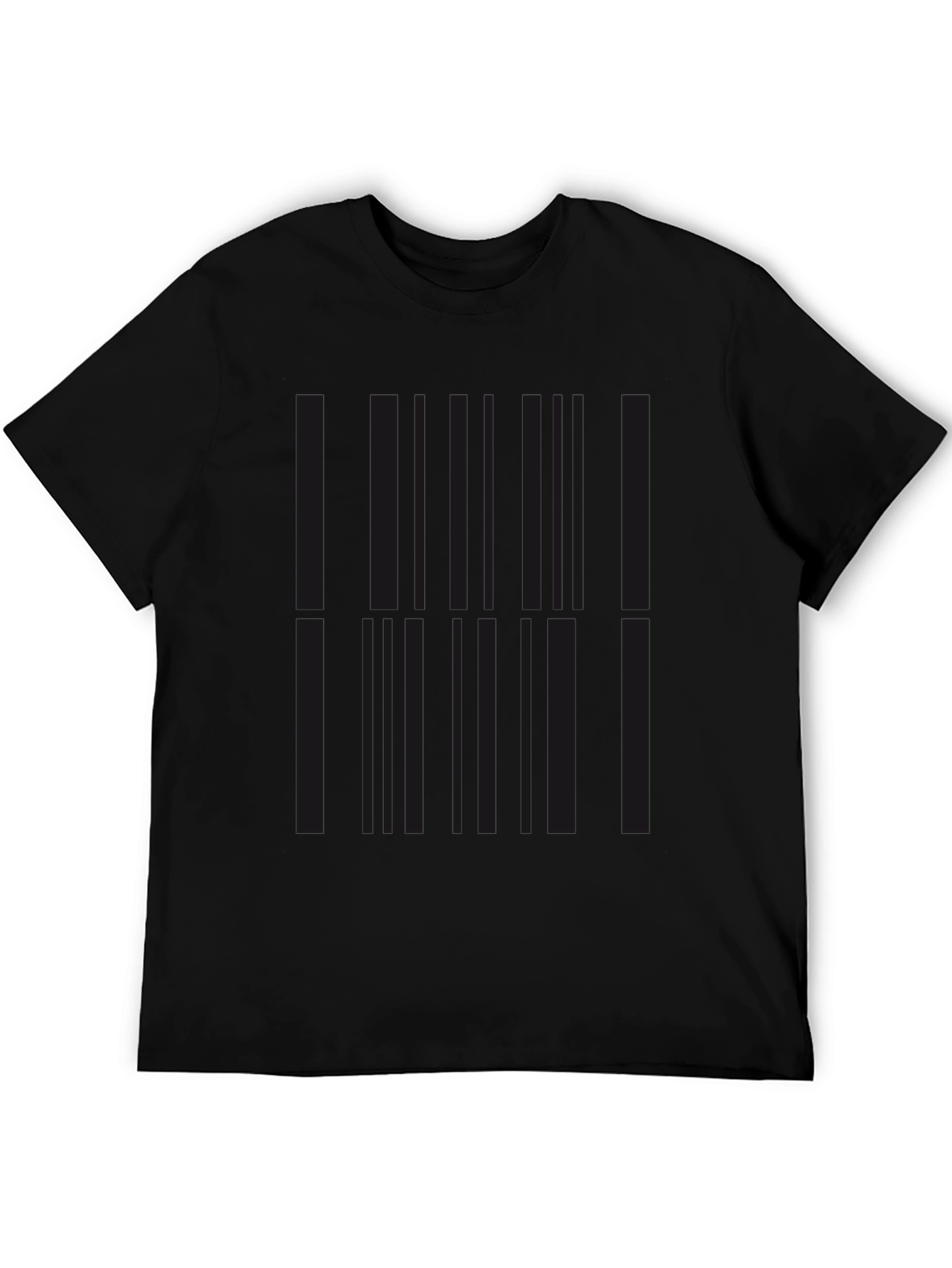 Solid Black Casual Tee - Everyday Comfort