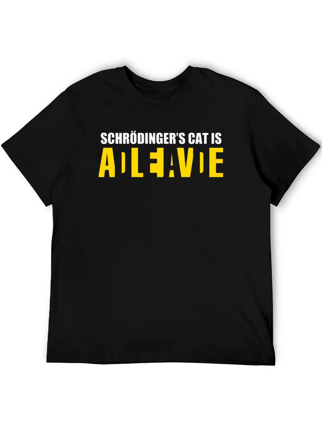 Schrödingers Cat T-Shirt: Alive/Dead
