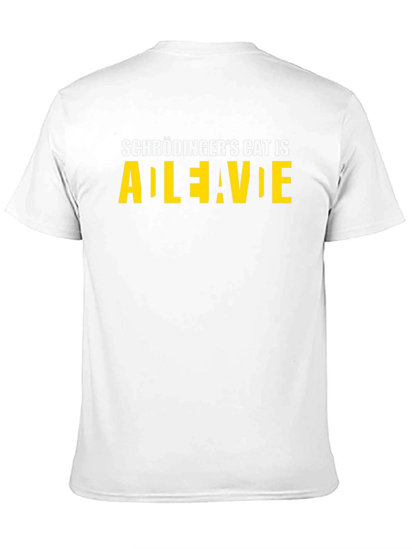 Schrödingers Cat T-Shirt: Alive/Dead