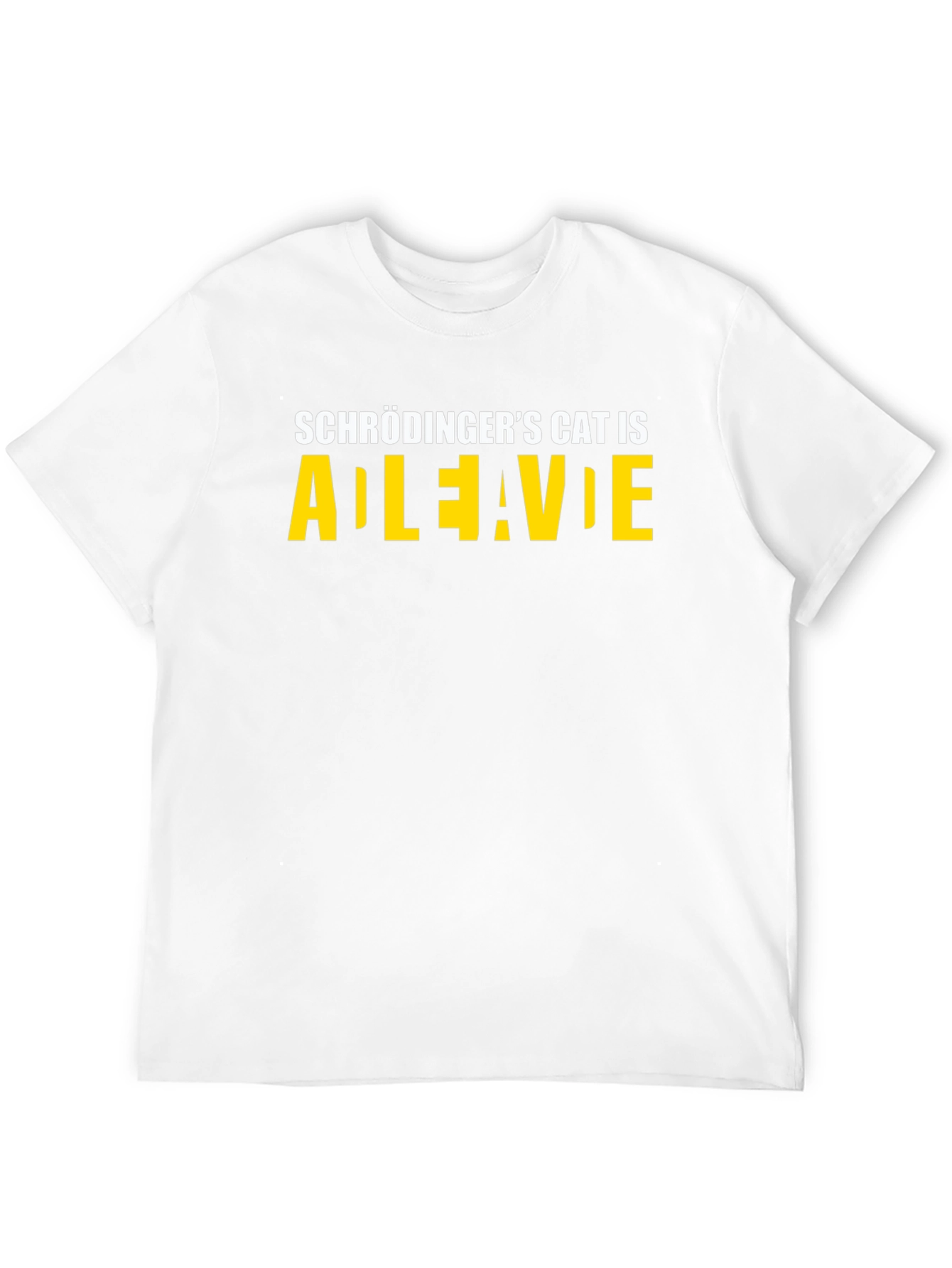 Schrödingers Cat T-Shirt: Alive/Dead