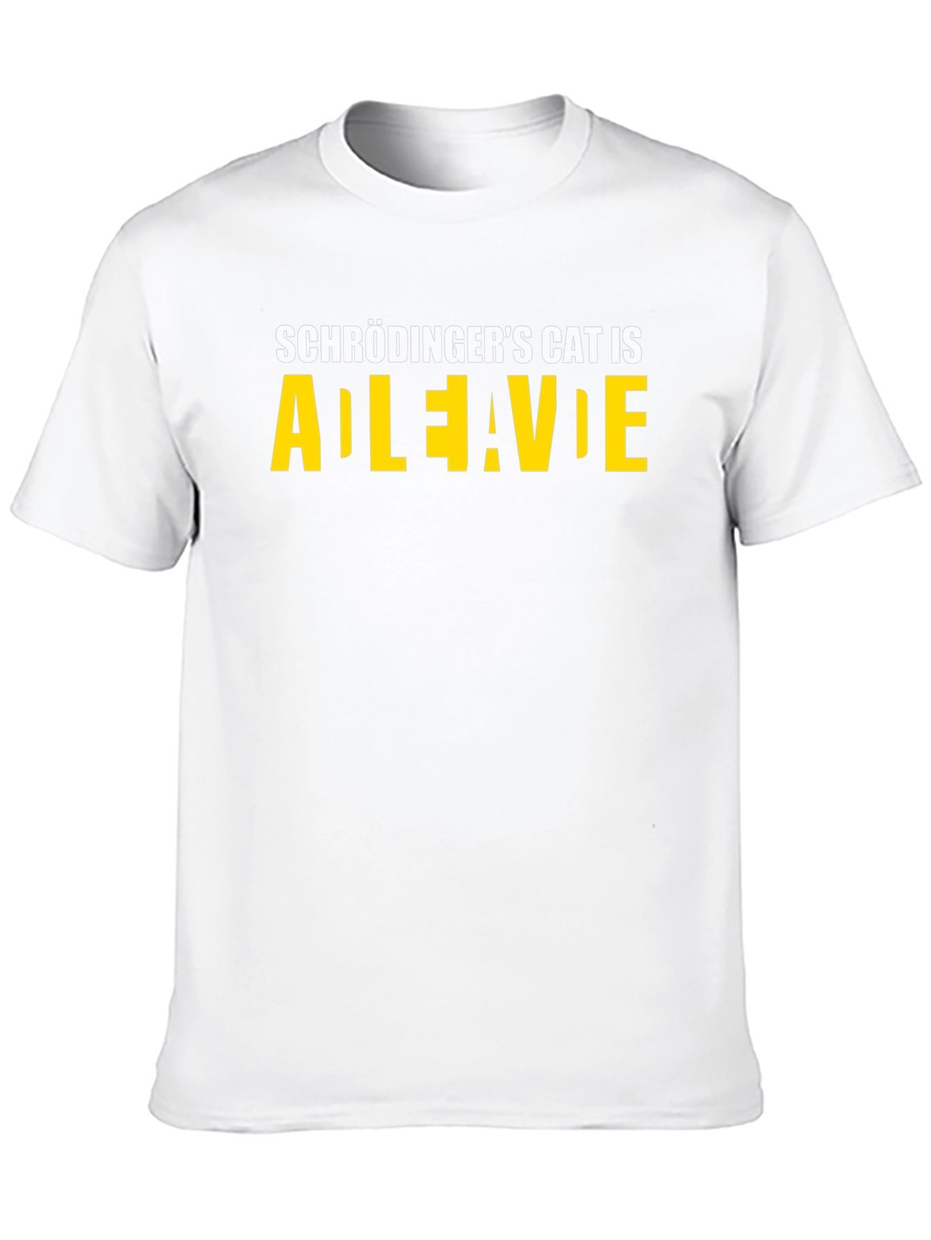 Schrödingers Cat T-Shirt: Alive/Dead