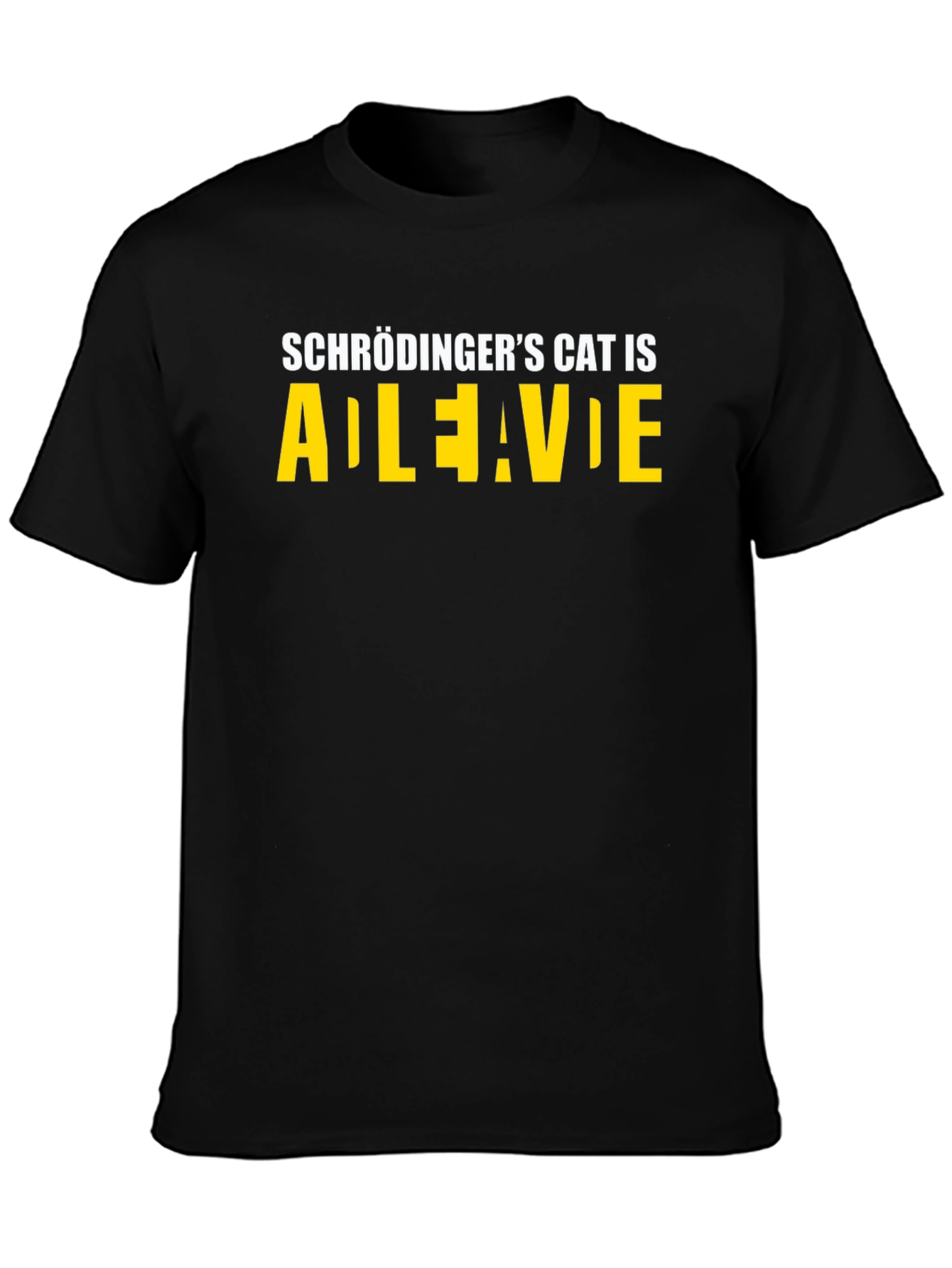 Schrödingers Cat T-Shirt: Alive/Dead