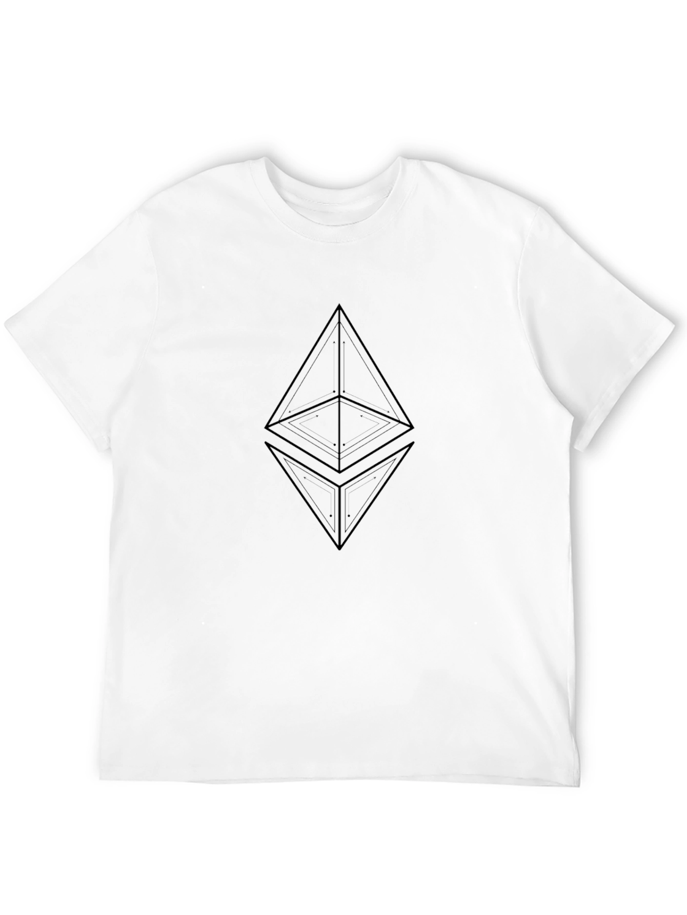 Ethereum Logo Black T-Shirt Crypto Fashion