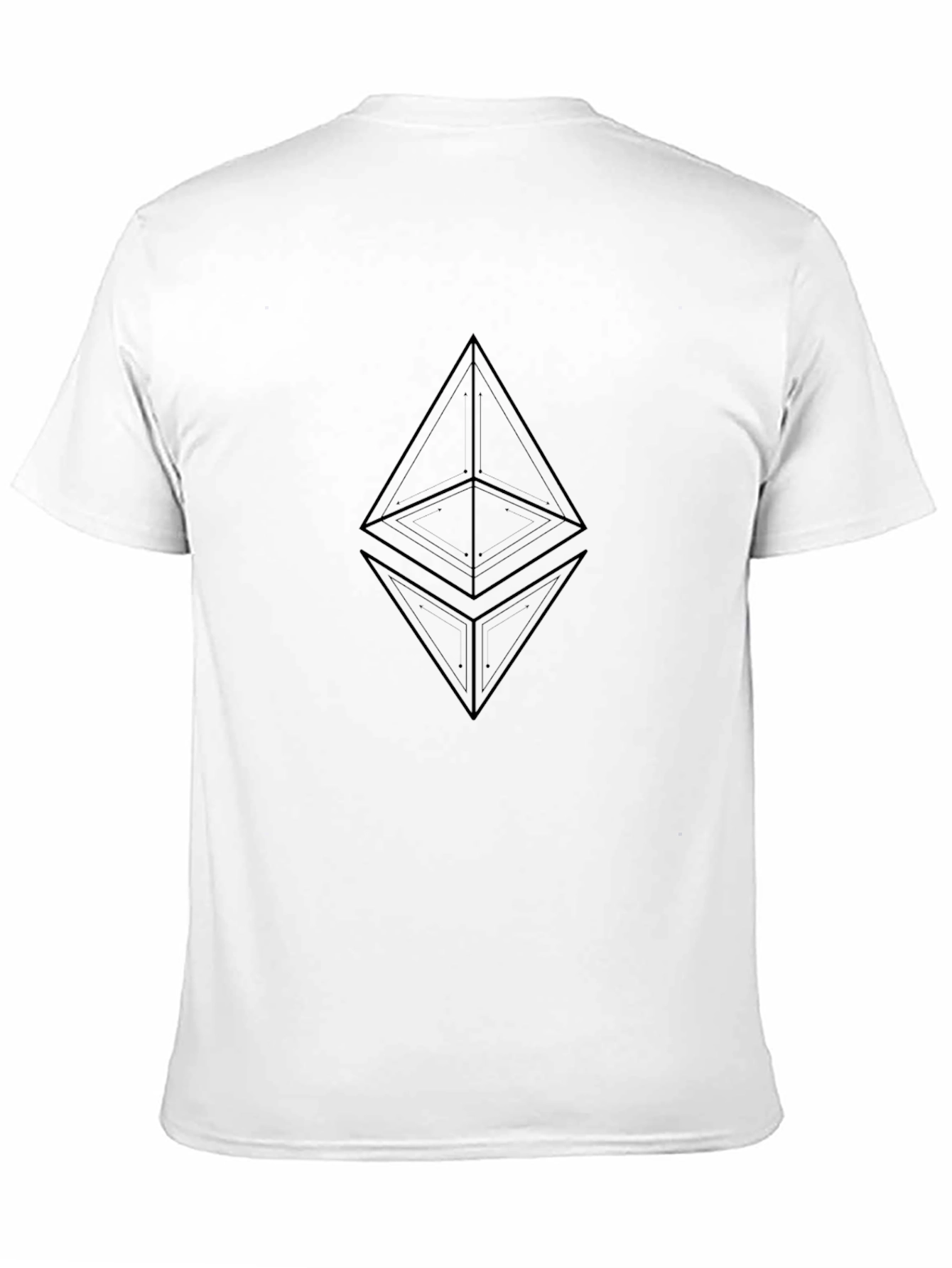 Ethereum Logo Black T-Shirt Crypto Fashion