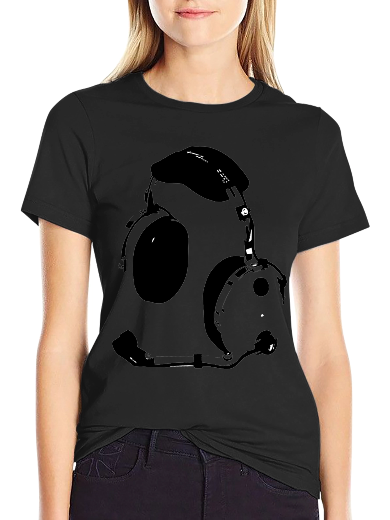 Pilot Headset Graphic Tee - Aviation Enthusiast Shirt