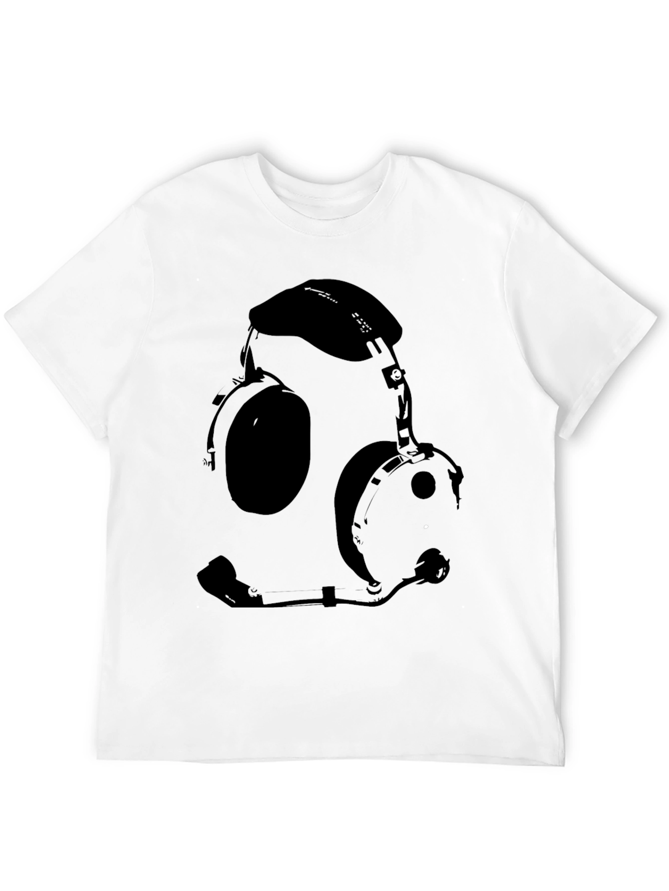 Pilot Headset Graphic Tee - Aviation Enthusiast Shirt