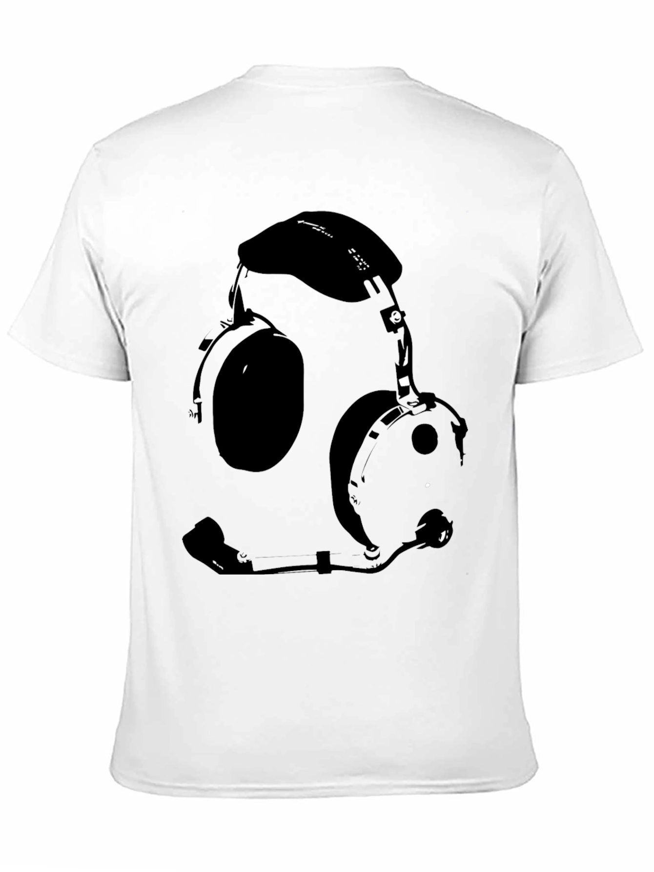 Pilot Headset Graphic Tee - Aviation Enthusiast Shirt