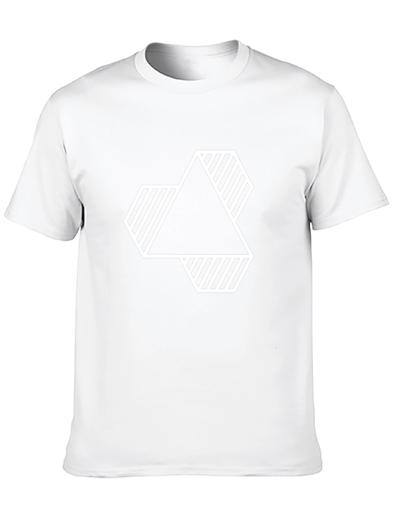 Geometric Graphic Black T-Shirt