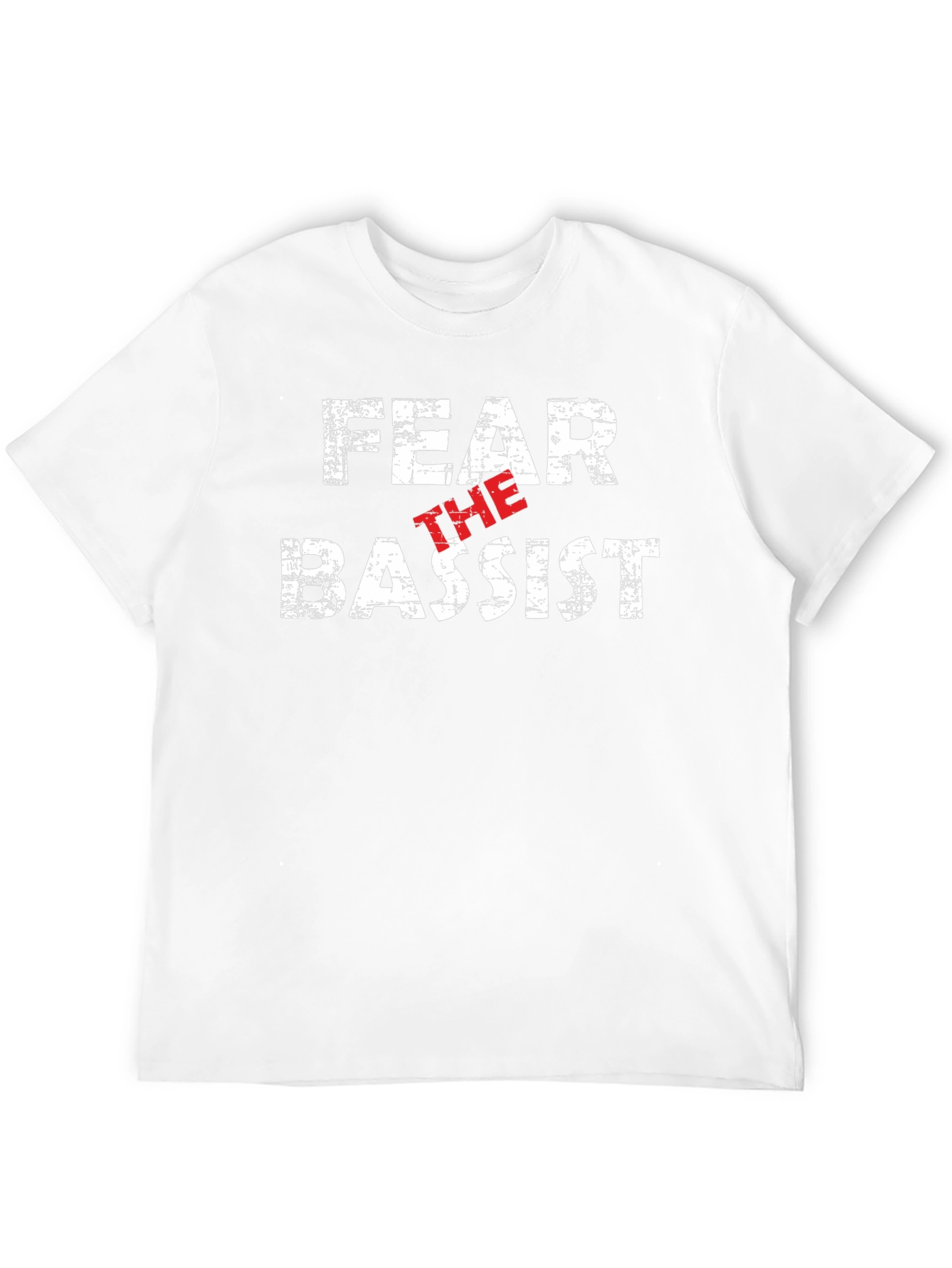 Fear The Bassist Graphic Tee - Black Cotton T-Shirt