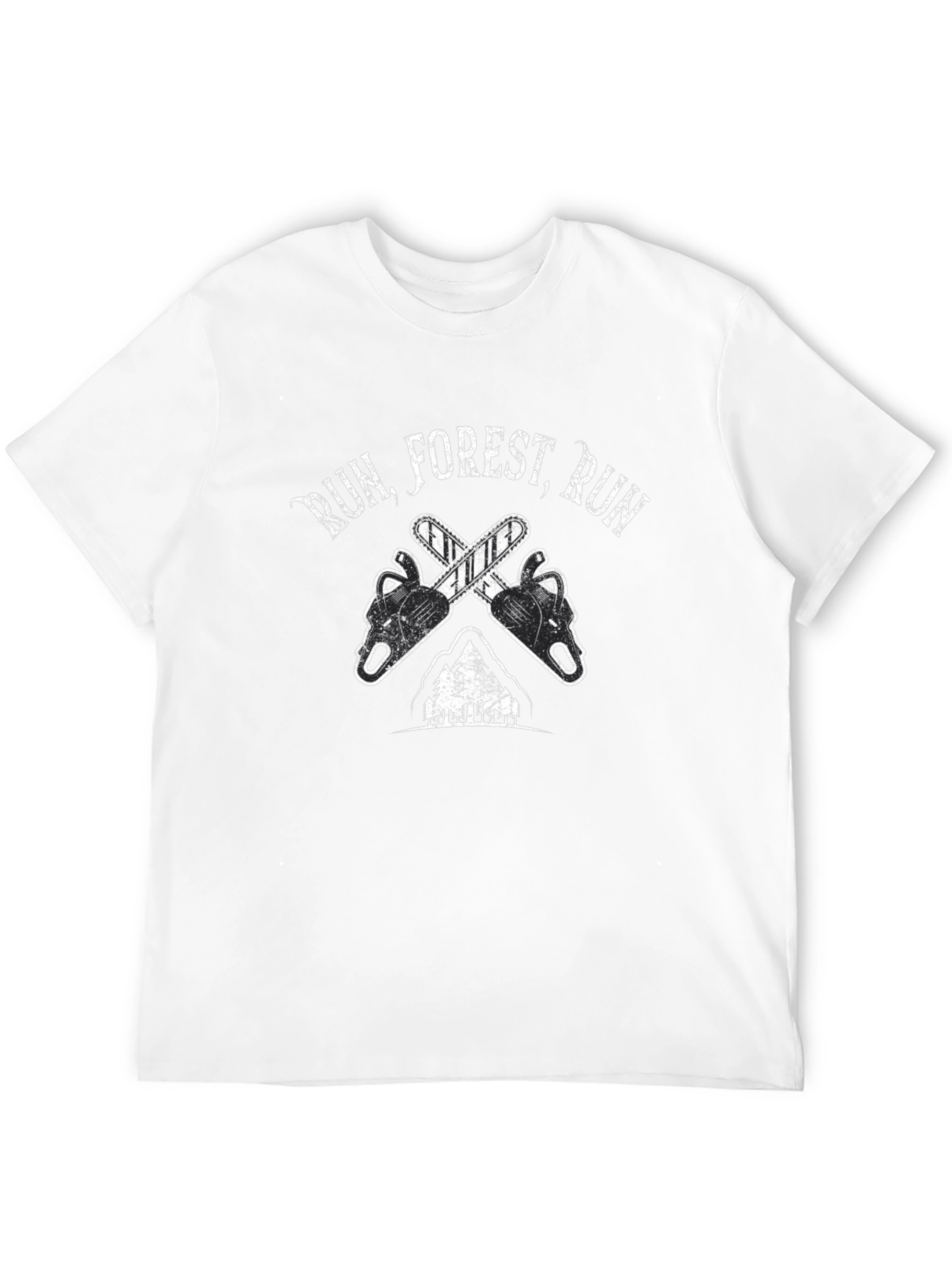 Run Forest Run Chainsaw T-Shirt
