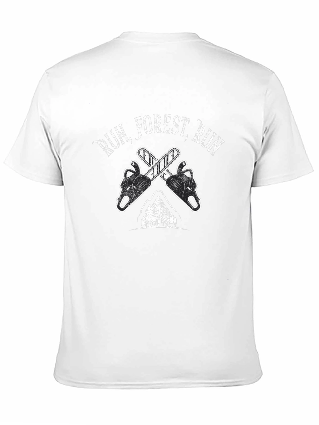 Run Forest Run Chainsaw T-Shirt