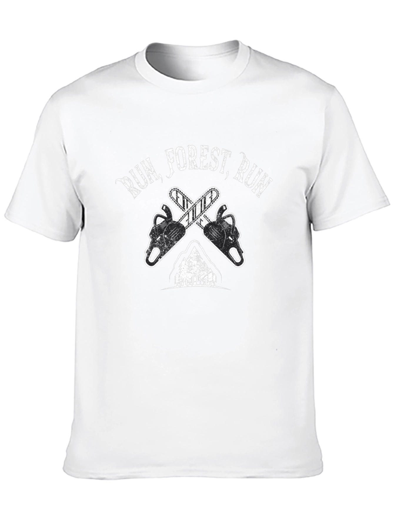 Run Forest Run Chainsaw T-Shirt