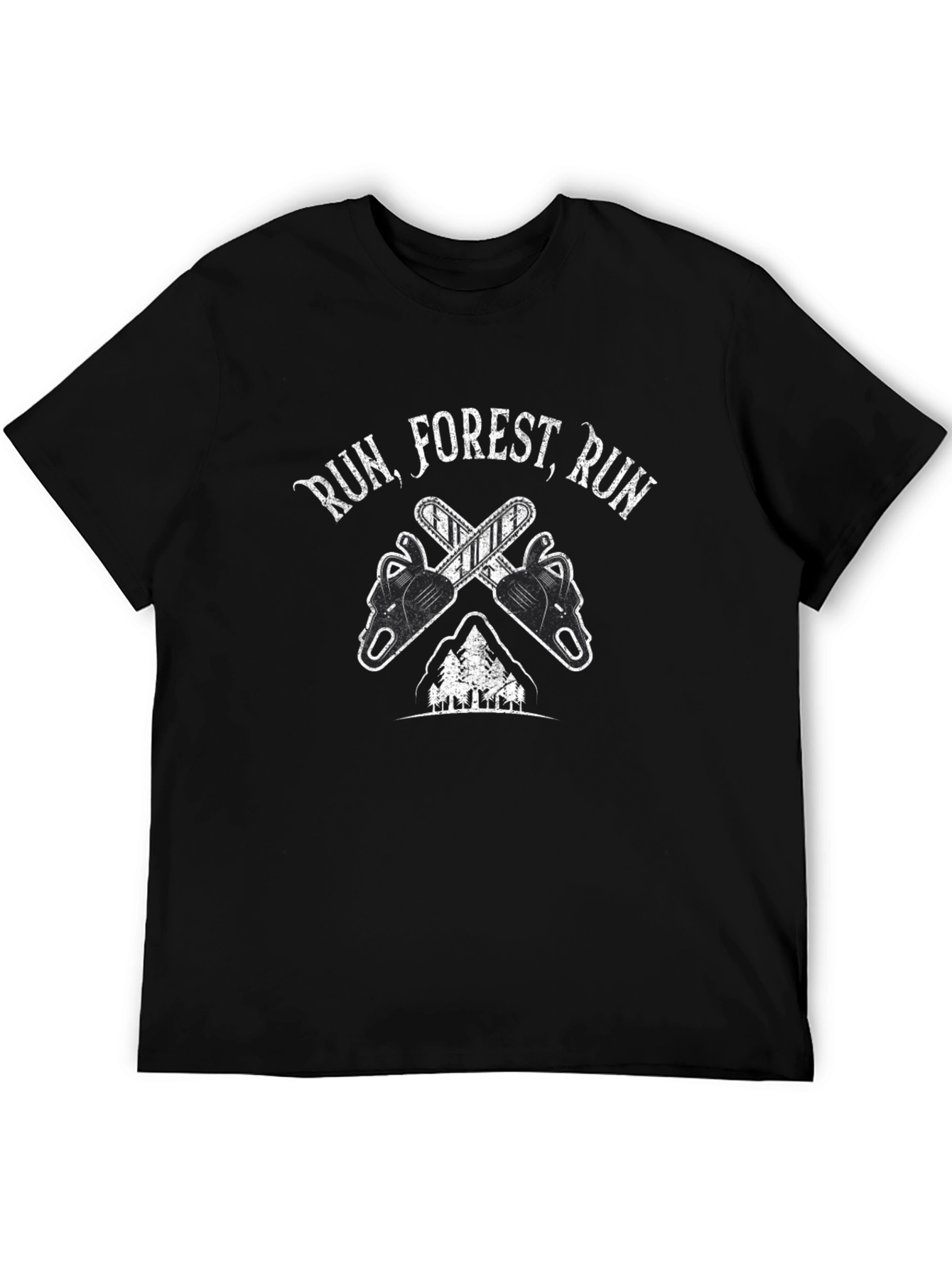 Run Forest Run Chainsaw T-Shirt