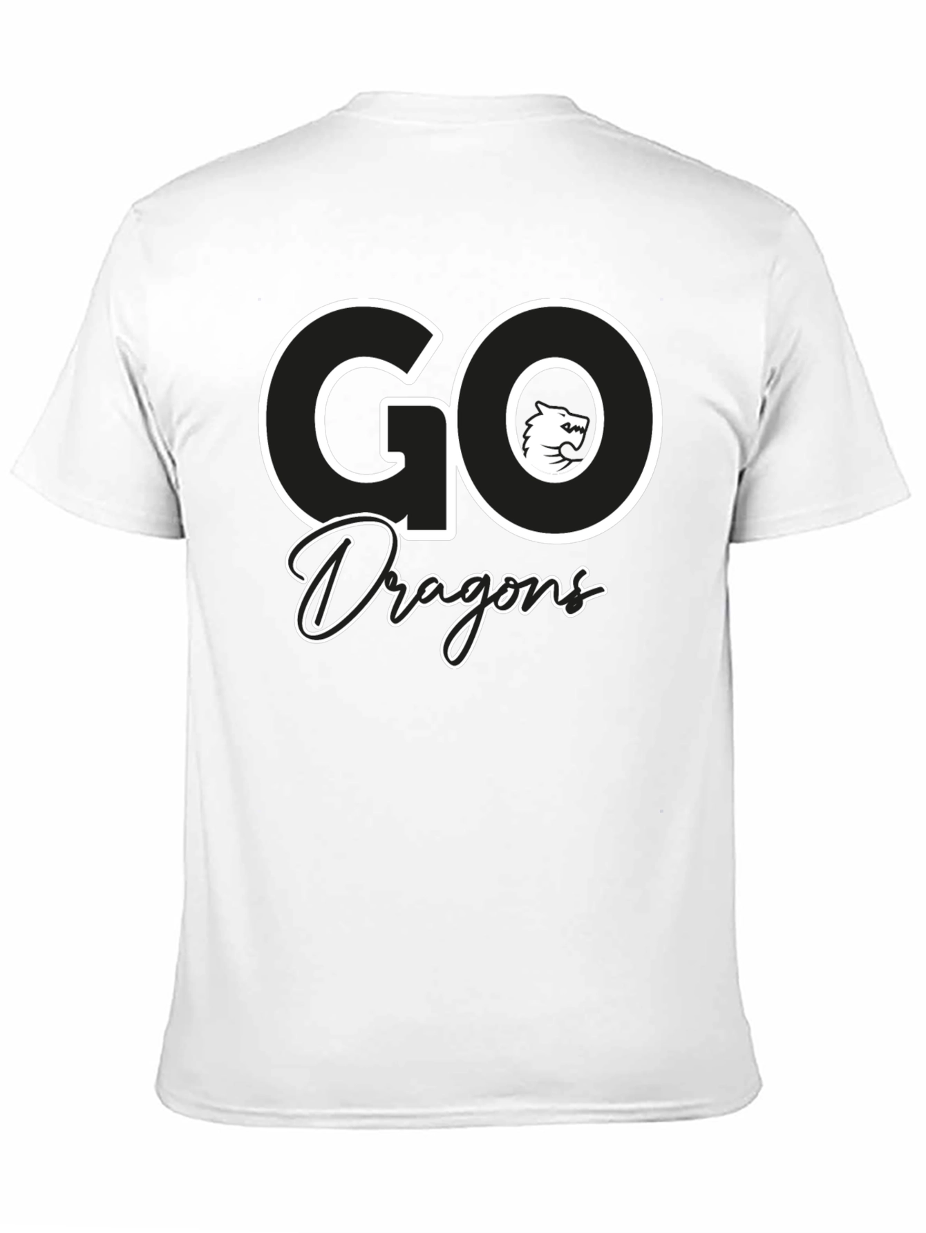 Go Dragons Graphic Tee - Black