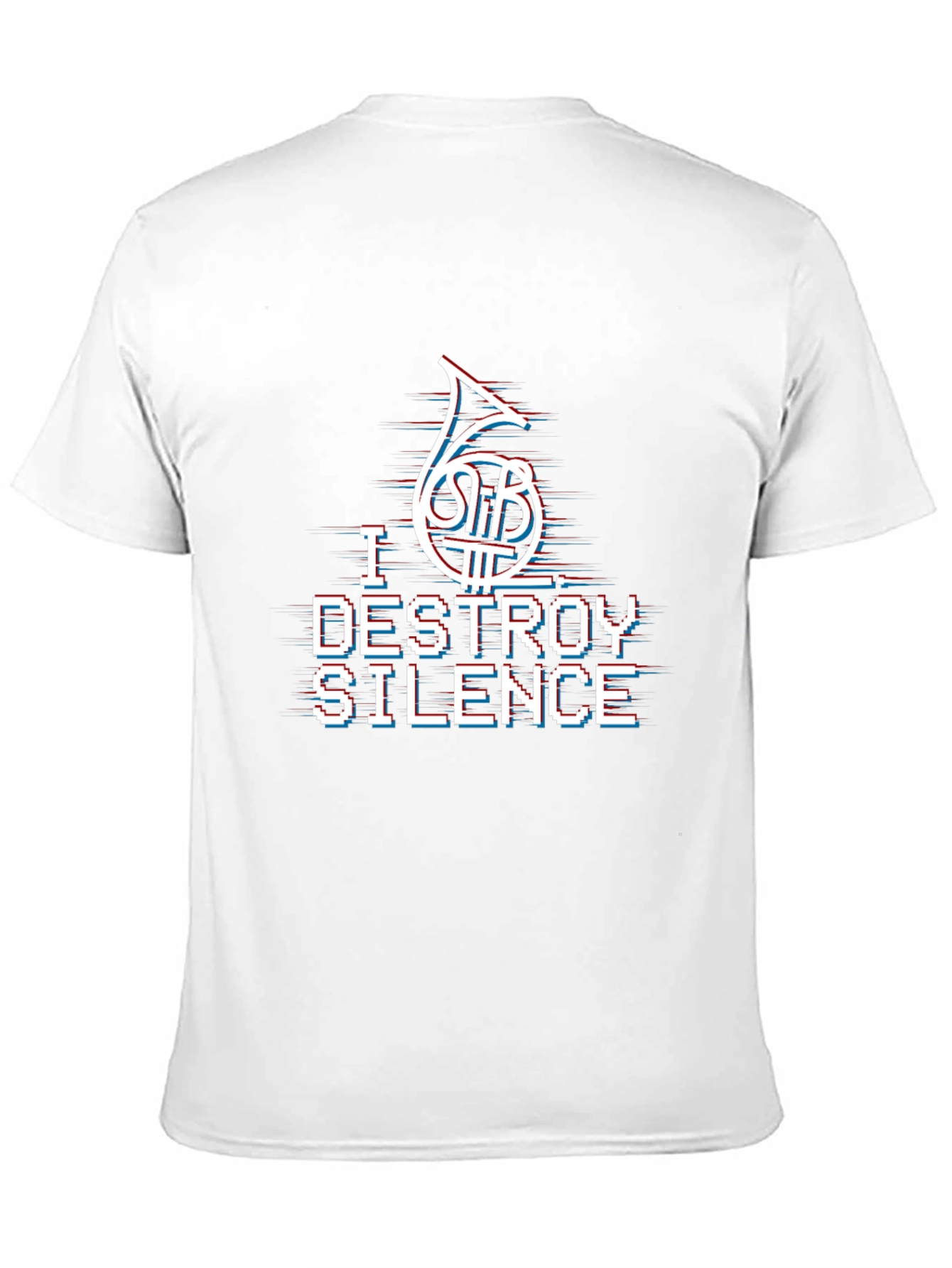 I Destroy Silence French Horn T-Shirt