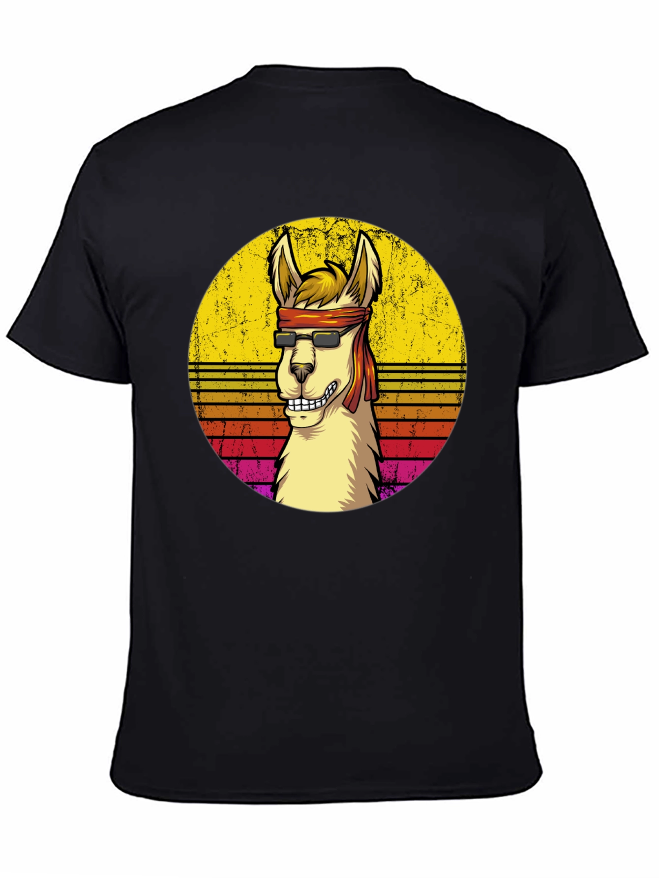 Retro Llama Graphic T-Shirt