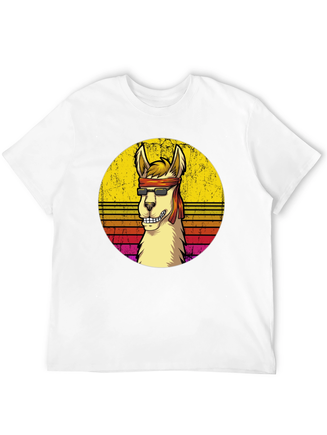 Retro Llama Graphic T-Shirt