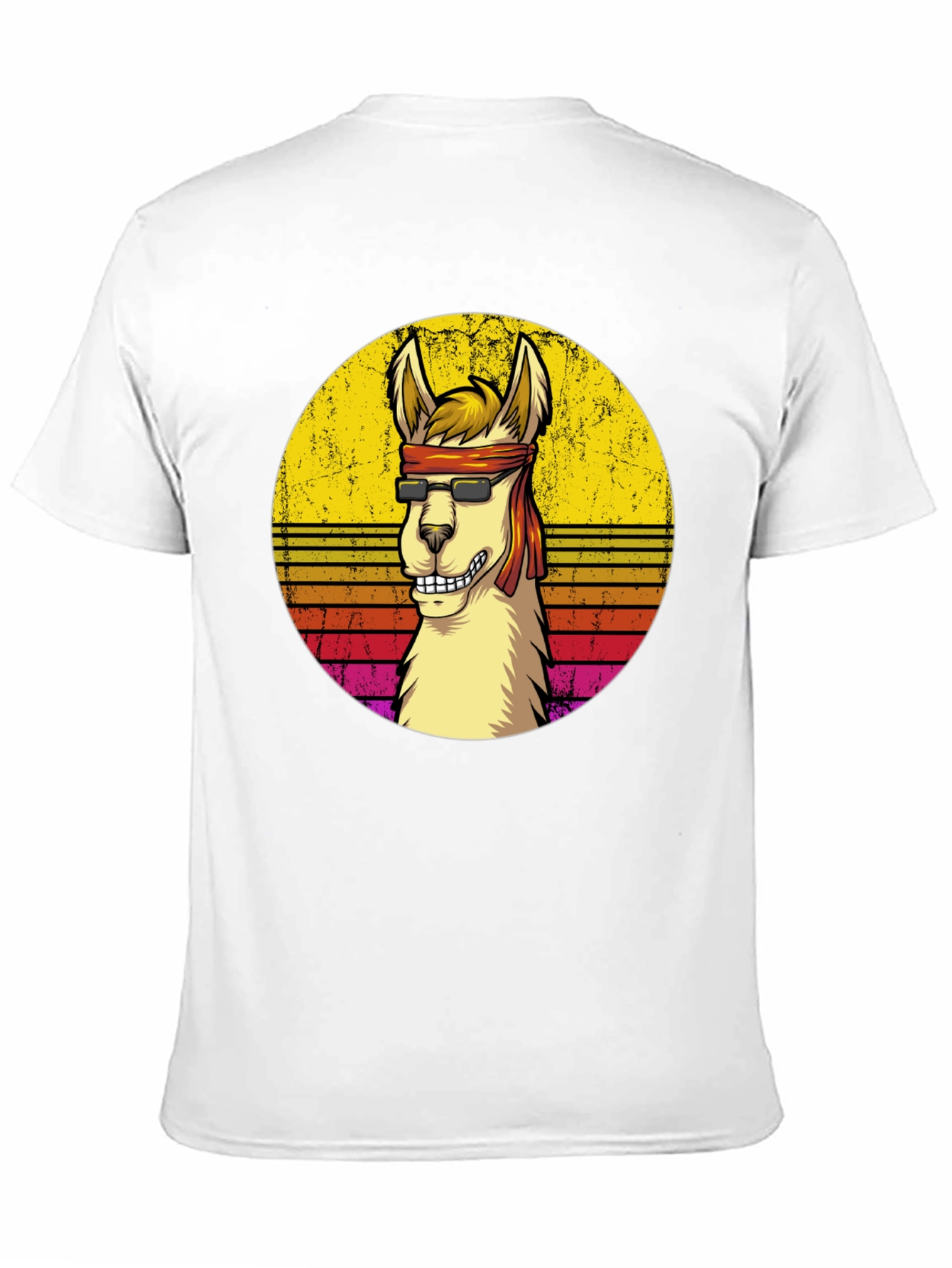 Retro Llama Graphic T-Shirt
