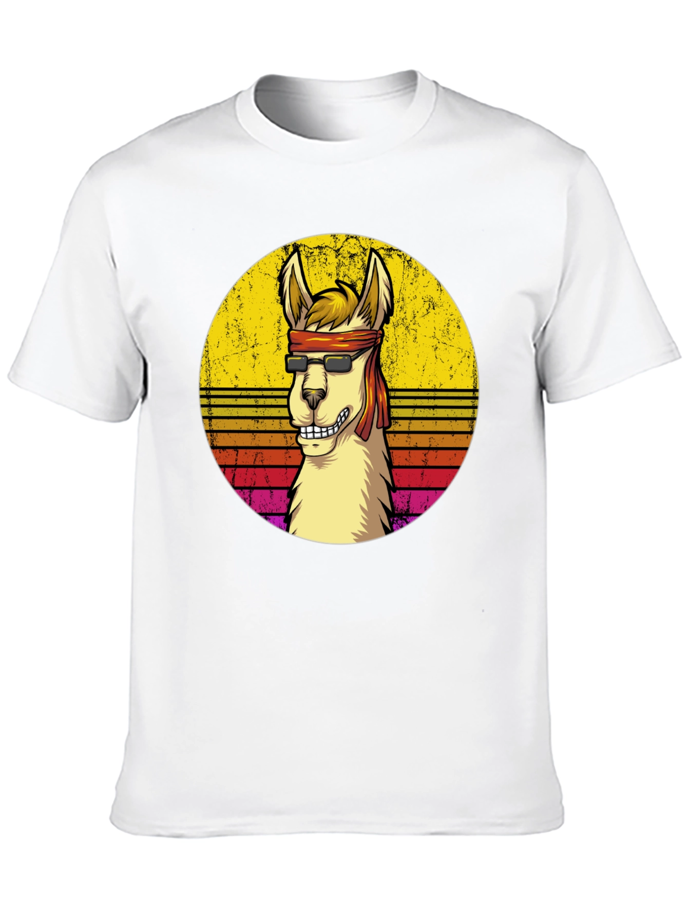 Retro Llama Graphic T-Shirt