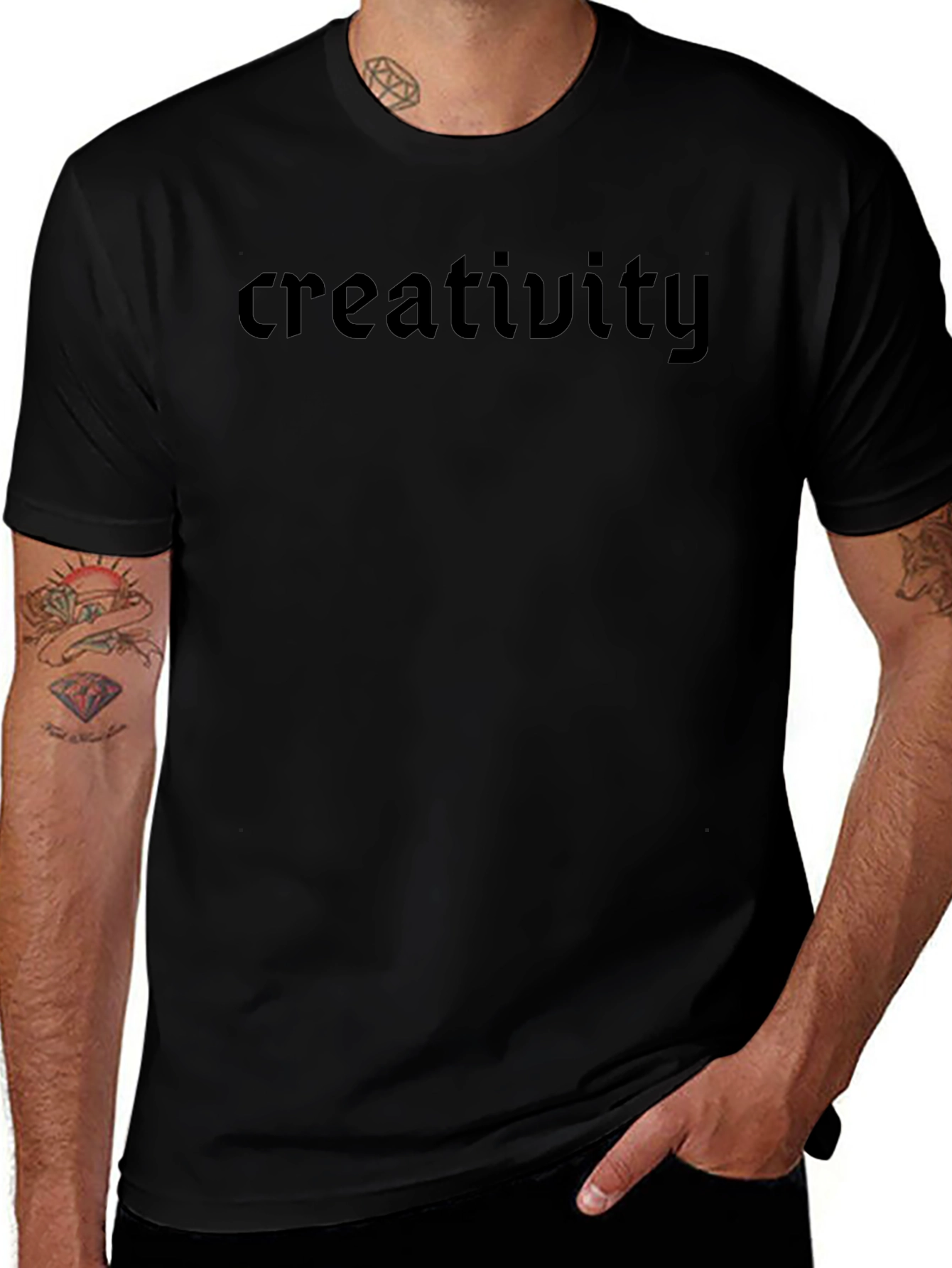 Creativity Black T-Shirt