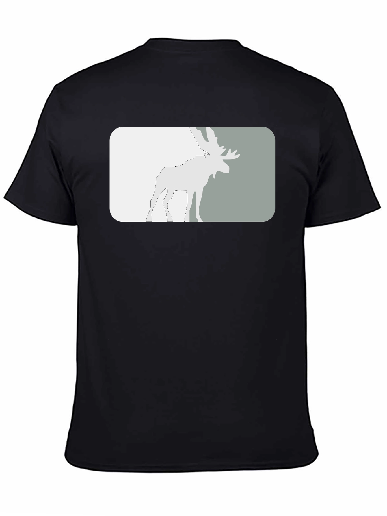 Moose Graphic Tee - Stylish Black T-Shirt