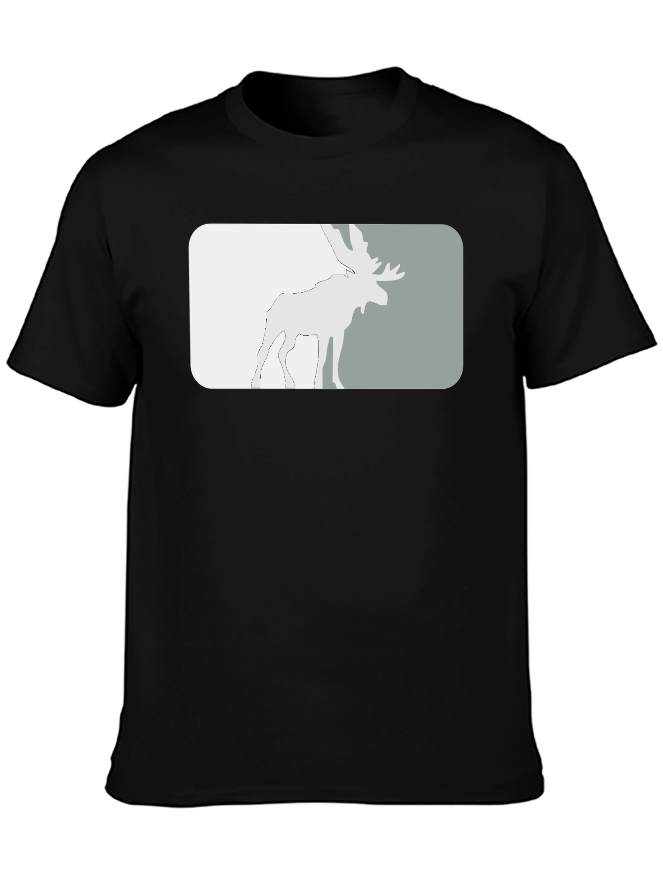Moose Graphic Tee - Stylish Black T-Shirt
