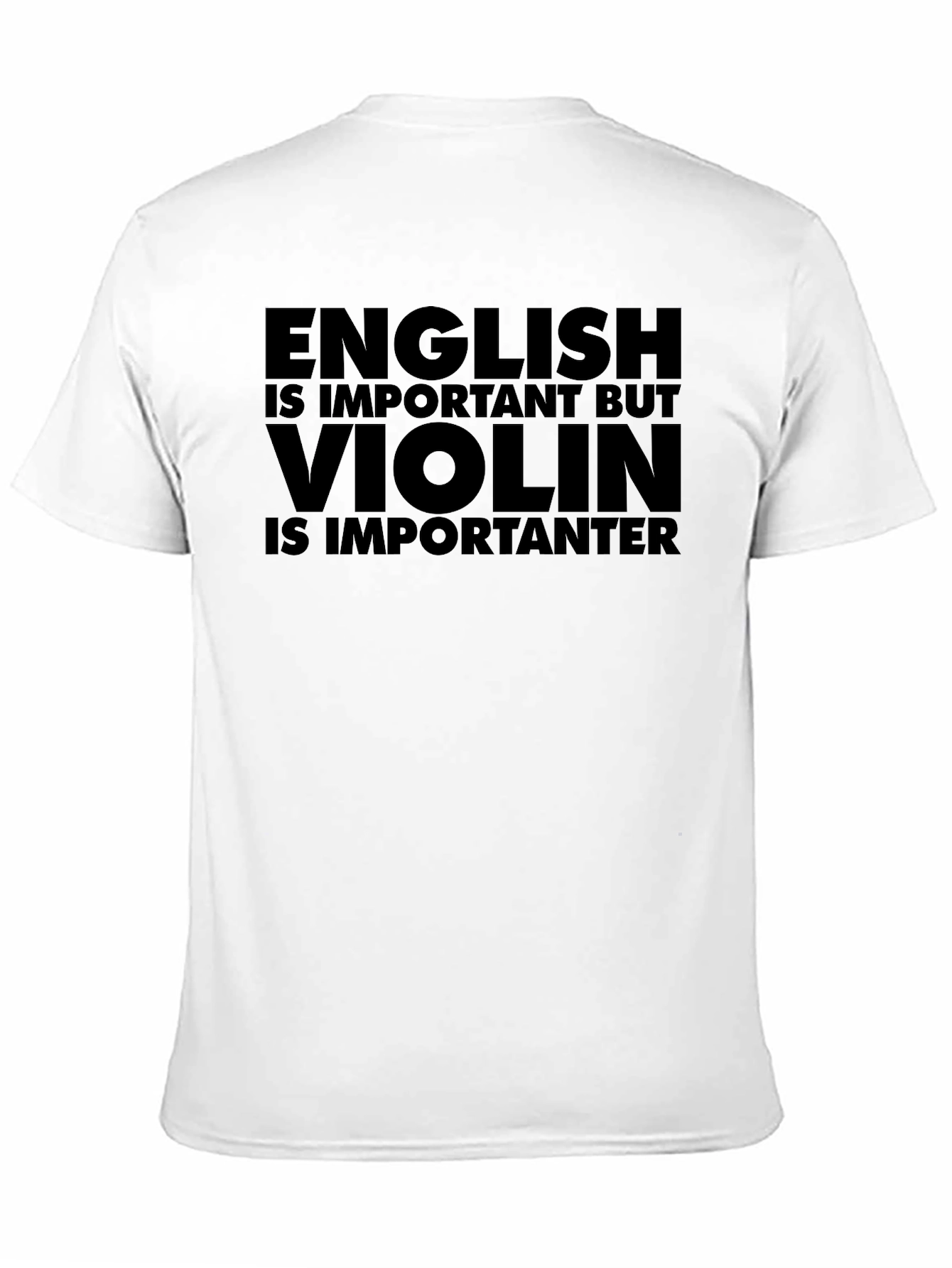 English vs. Violin Funny Graphic Tee