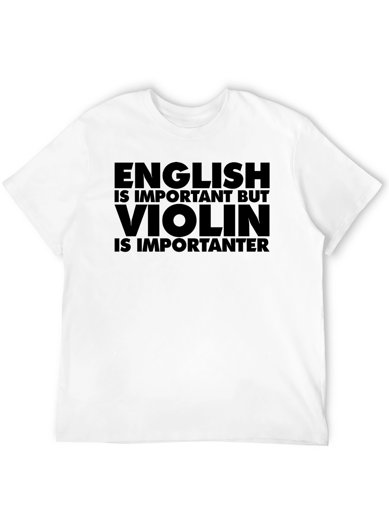 English vs. Violin Funny Graphic Tee