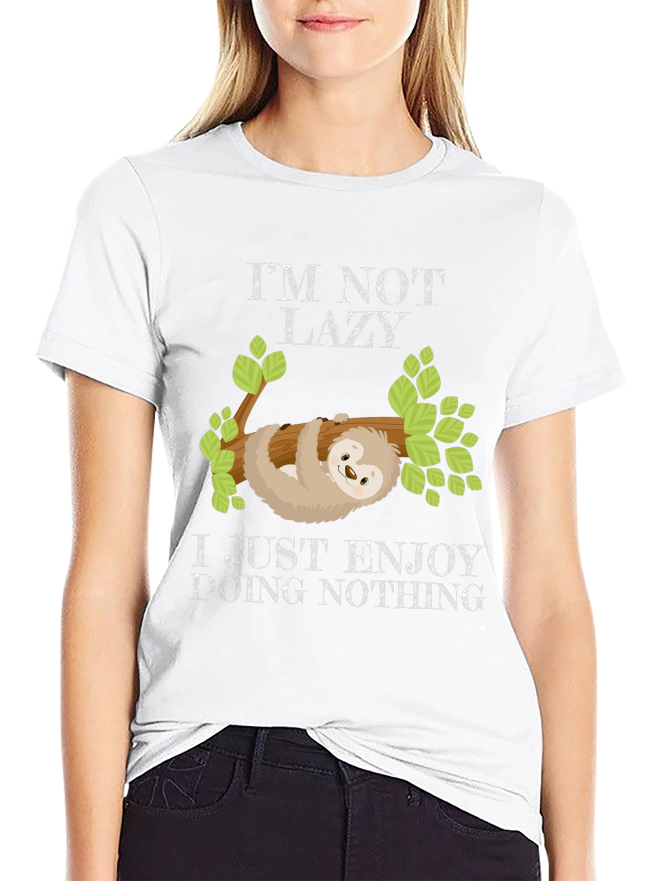 Im Not Lazy Sloth Graphic Tee