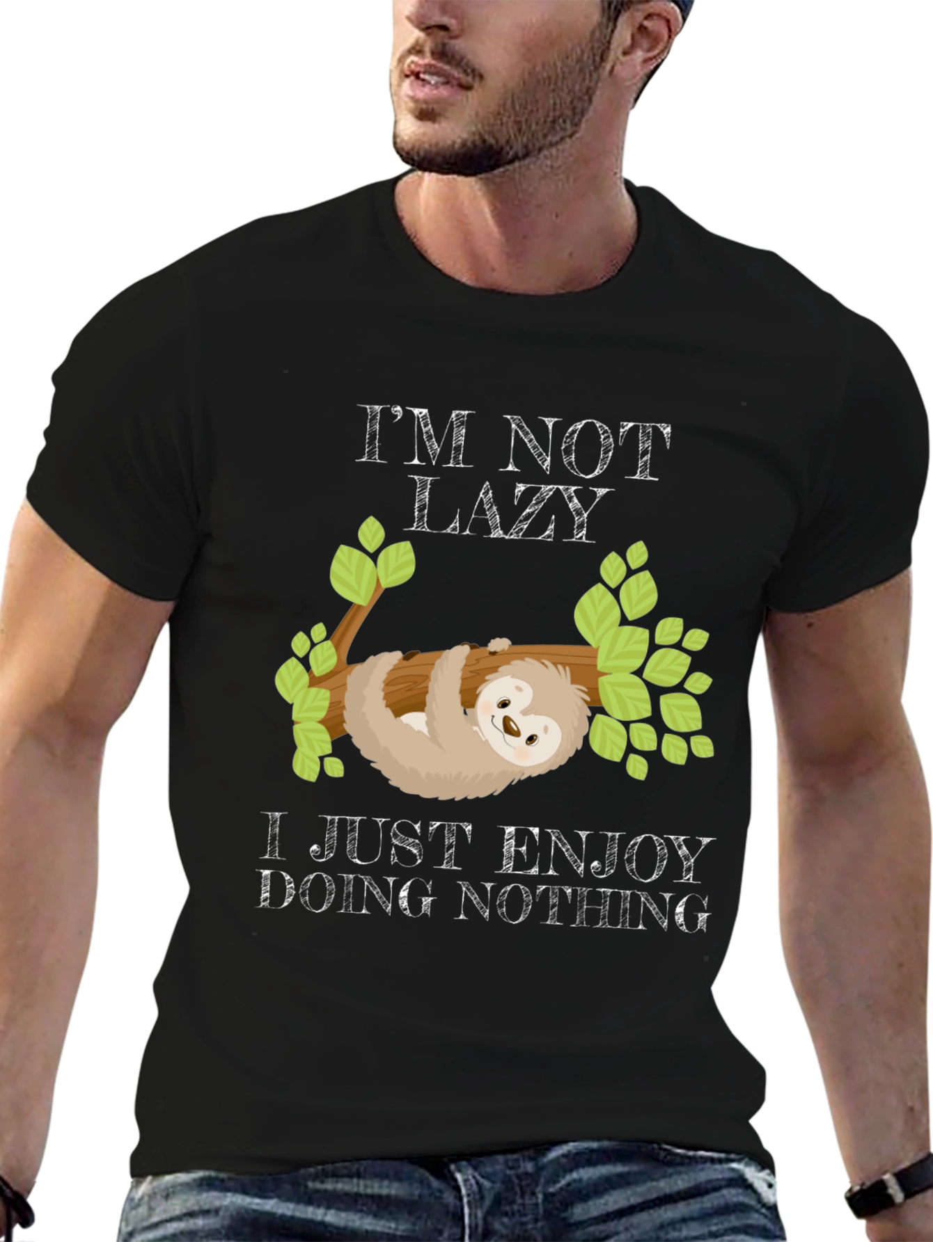 Im Not Lazy Sloth Graphic Tee