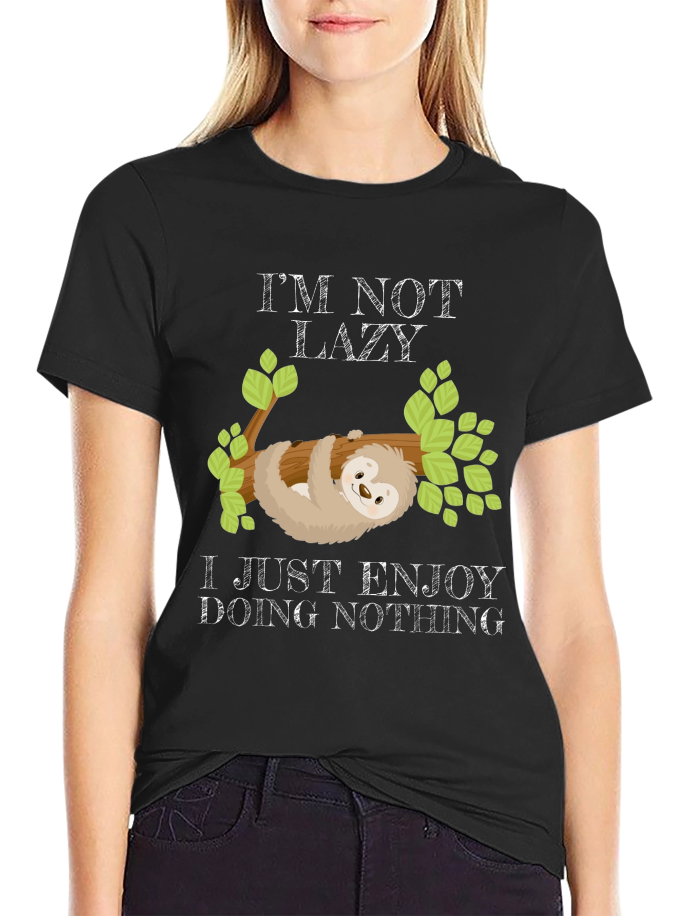 Im Not Lazy Sloth Graphic Tee