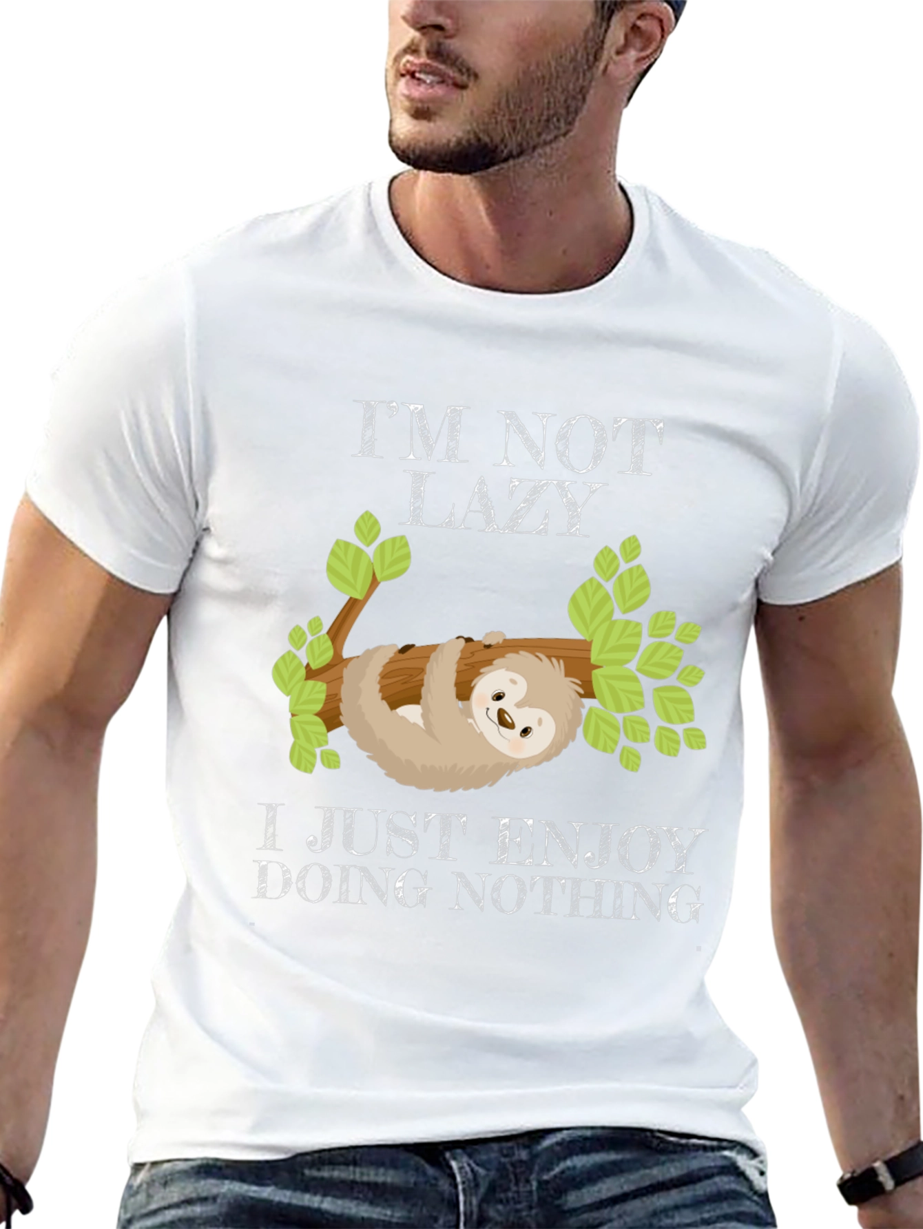 Im Not Lazy Sloth Graphic Tee