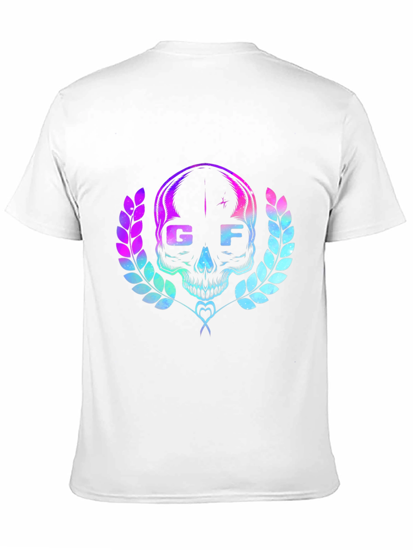 GF Skull Graphic Tee - Cool Retro Design