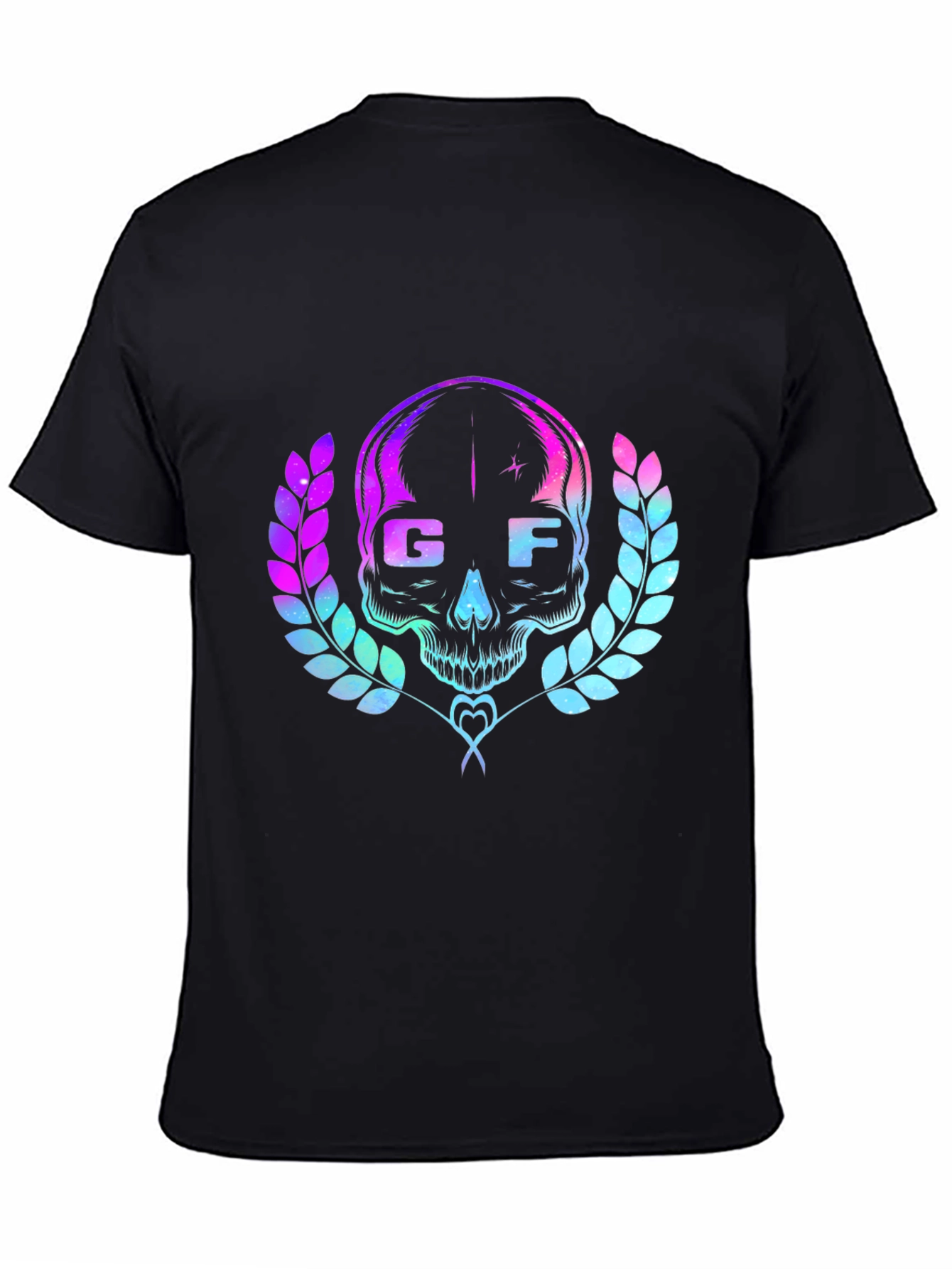 GF Skull Graphic Tee - Cool Retro Design
