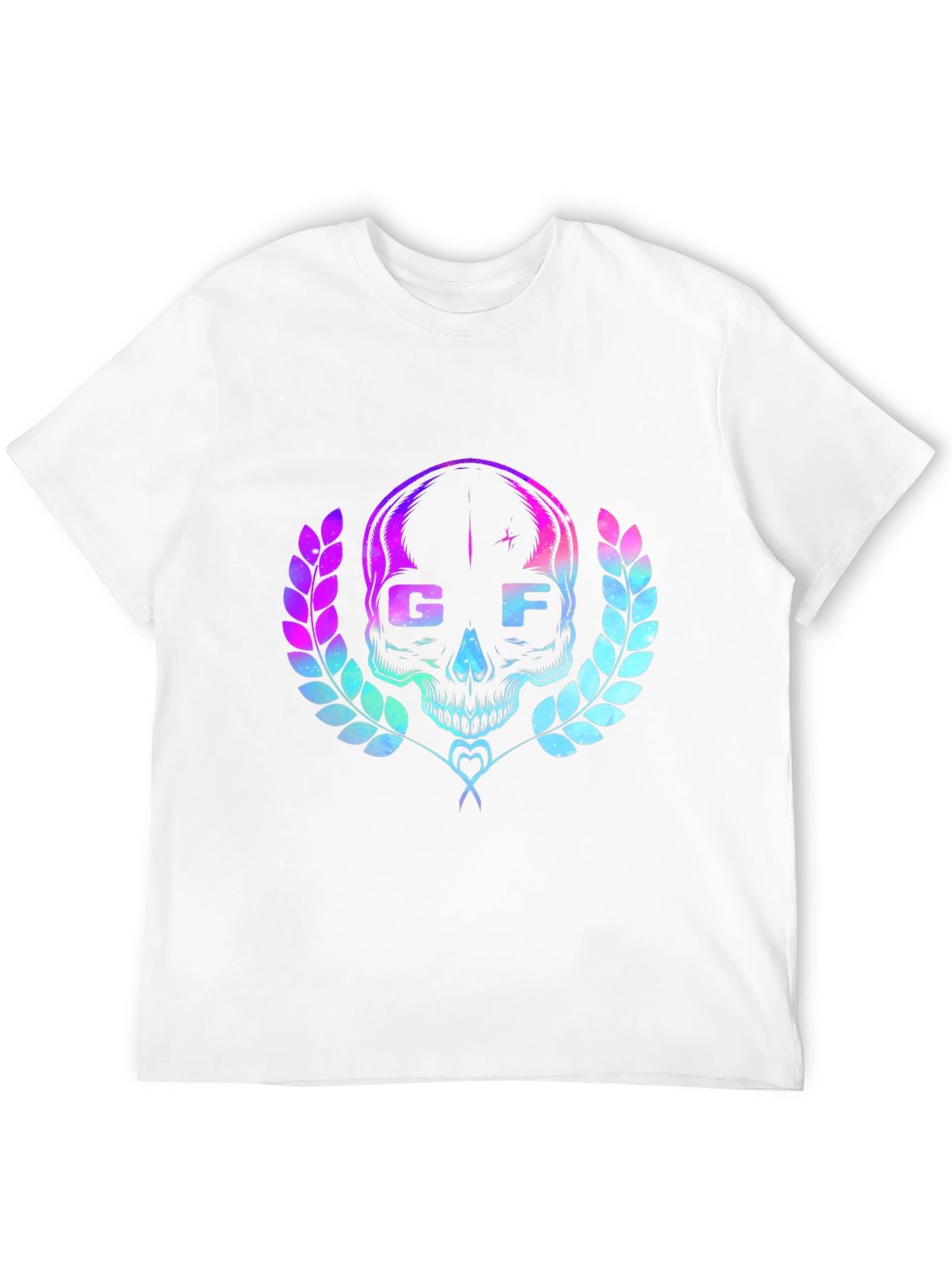 GF Skull Graphic Tee - Cool Retro Design