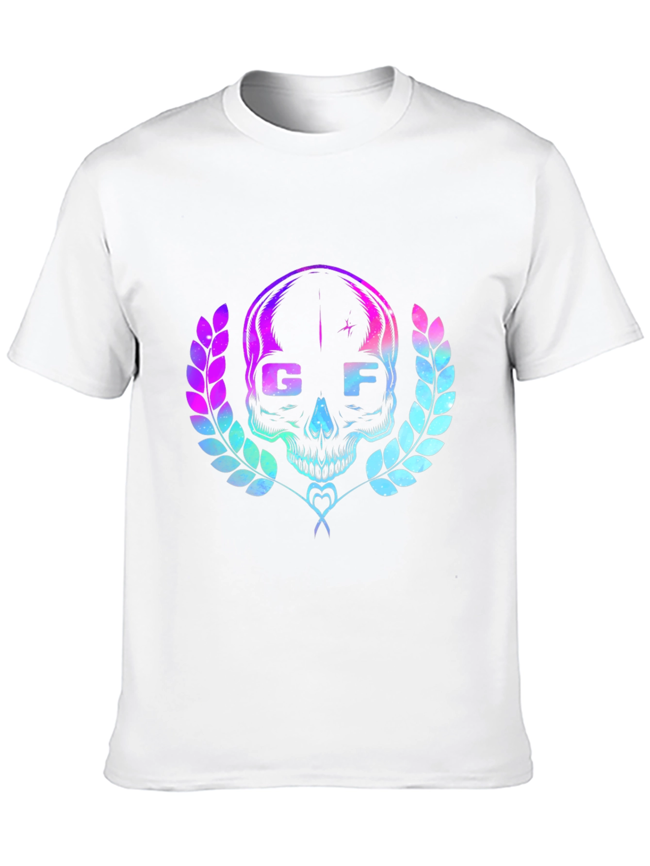 GF Skull Graphic Tee - Cool Retro Design