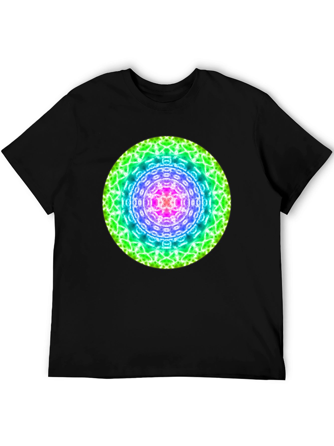 Vibrant Mandala Graphic Tee - Stylish Cotton Comfort