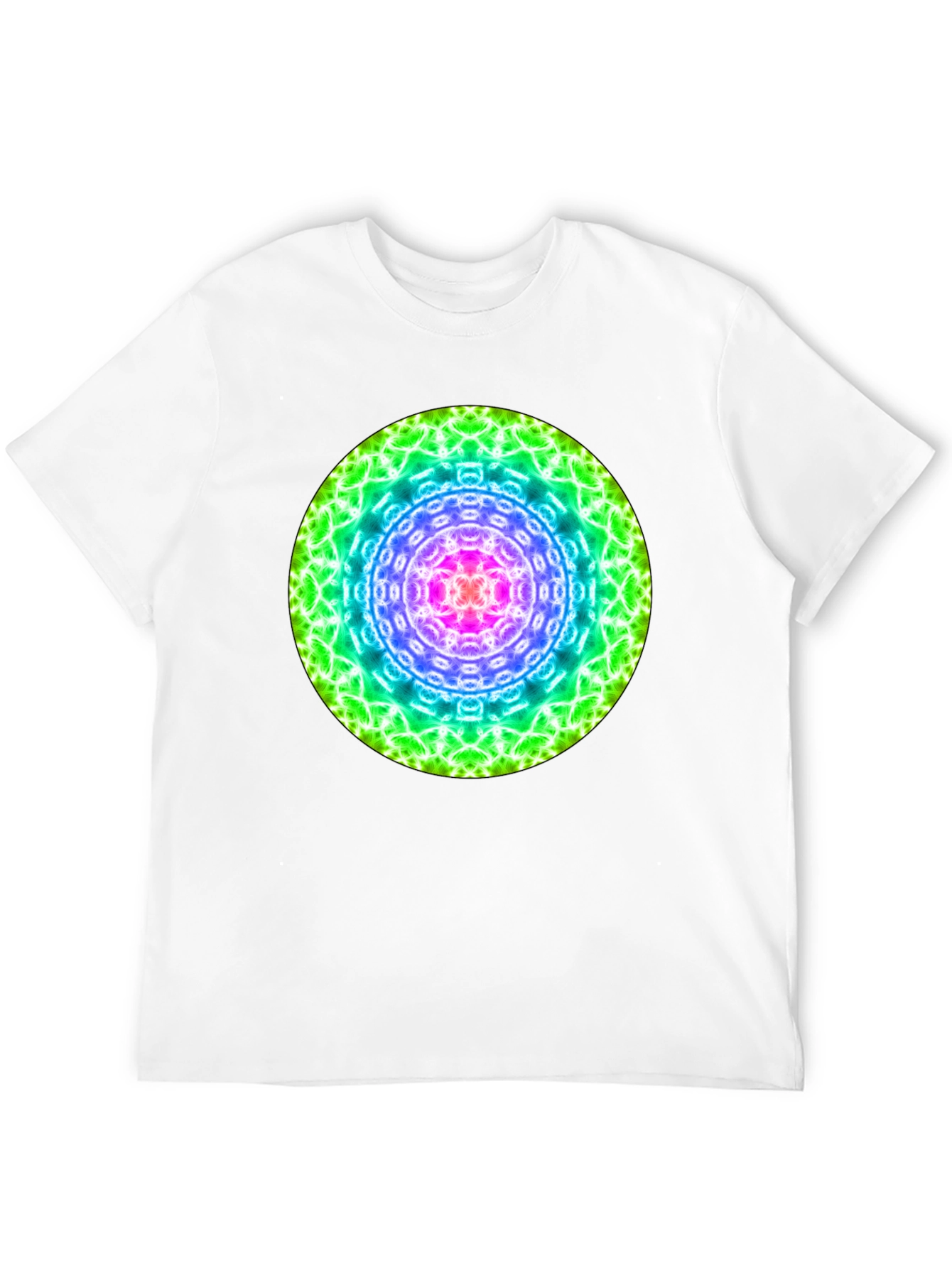 Vibrant Mandala Graphic Tee - Stylish Cotton Comfort
