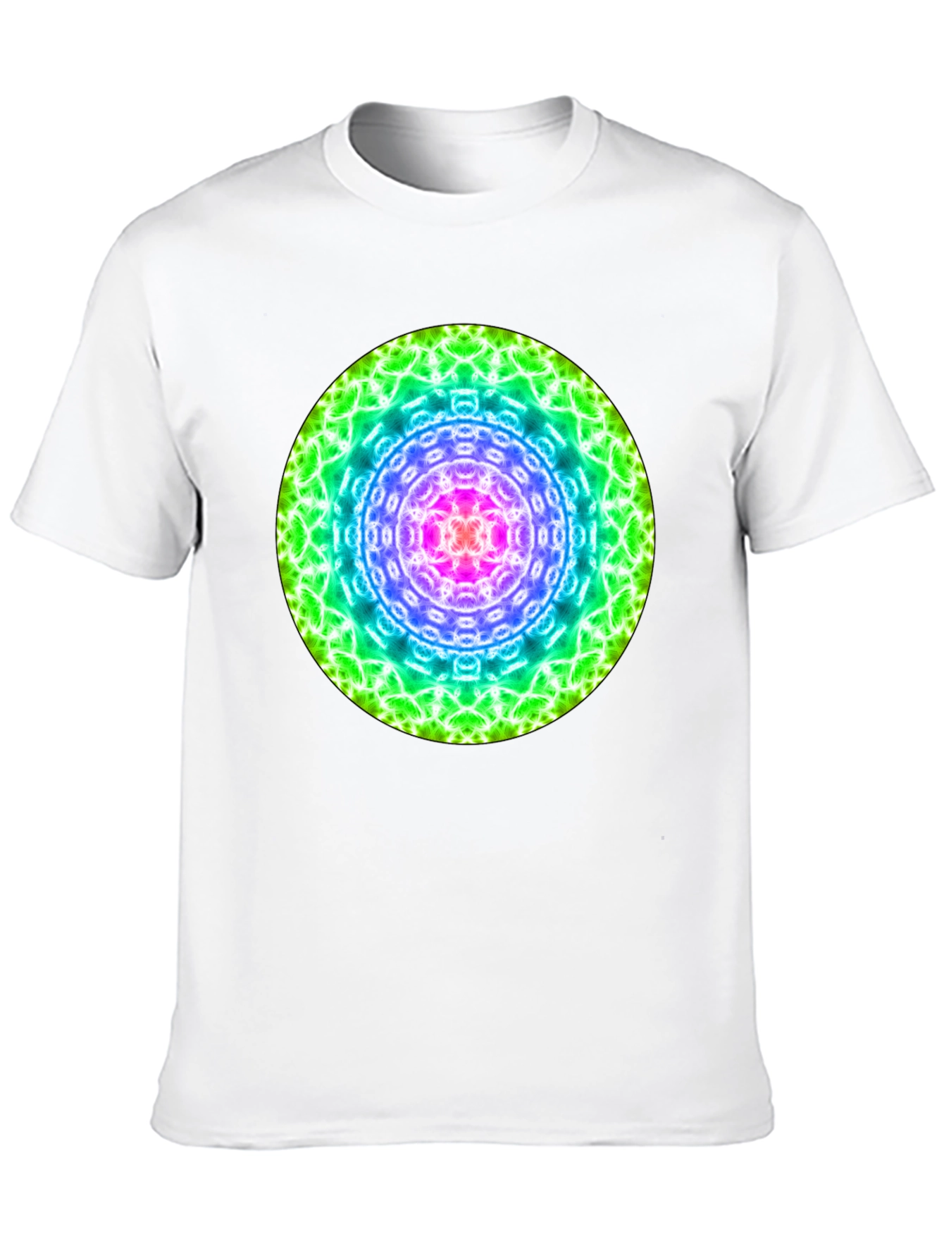 Vibrant Mandala Graphic Tee - Stylish Cotton Comfort