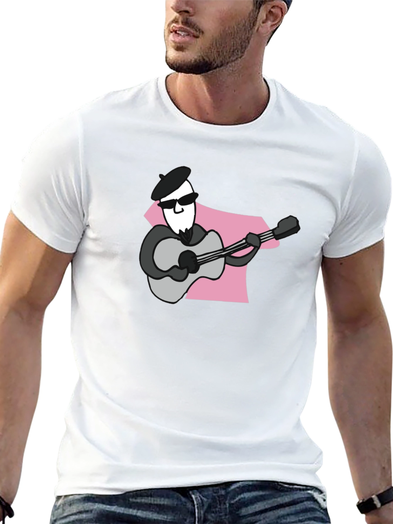 Cool Musician Graphic T-Shirt