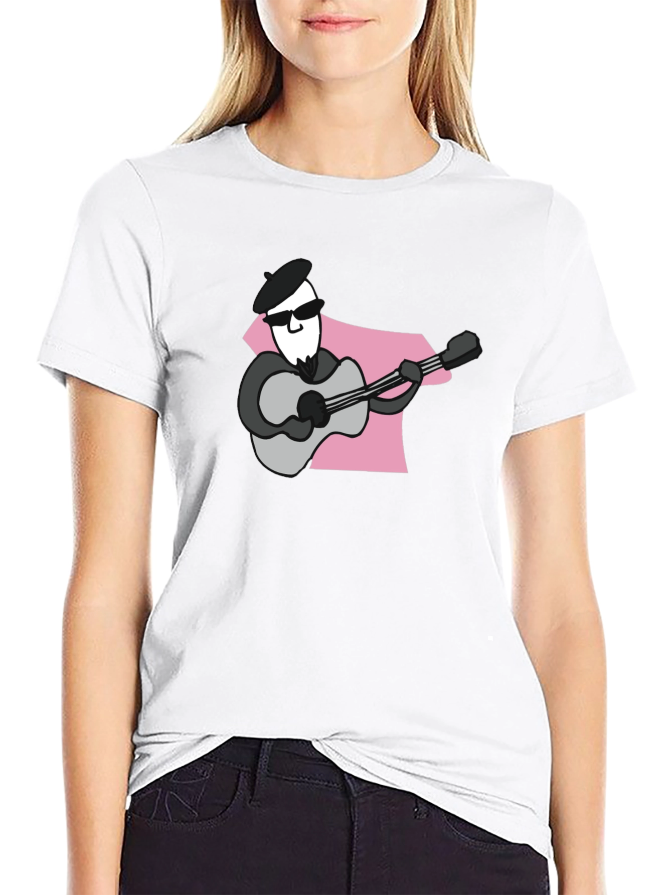Cool Musician Graphic T-Shirt