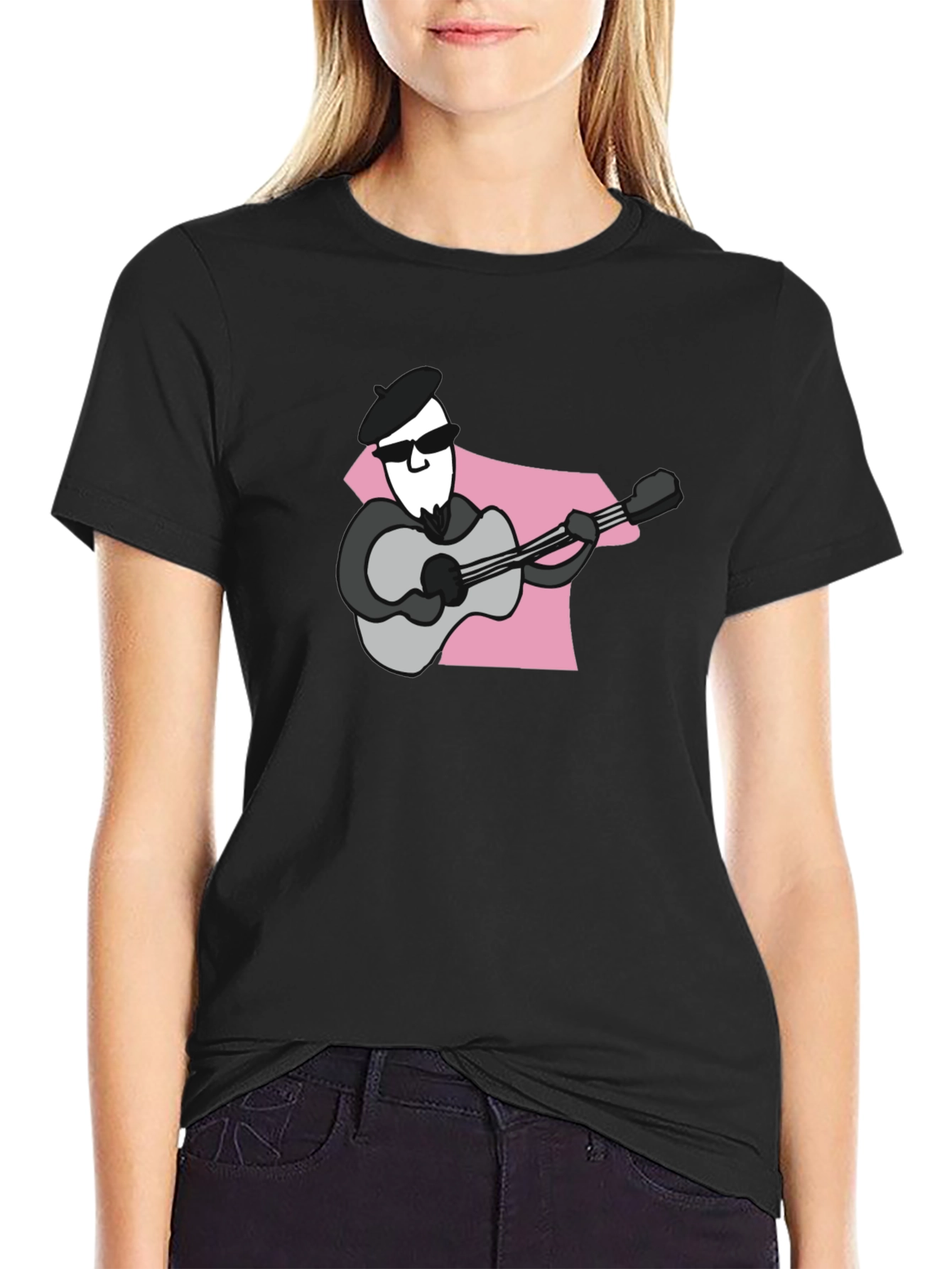 Cool Musician Graphic T-Shirt