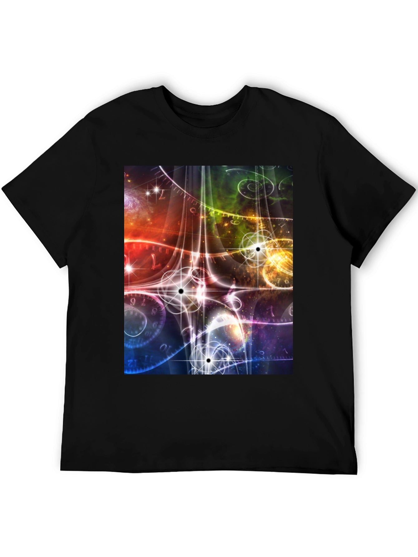 Space Time Black T-Shirt